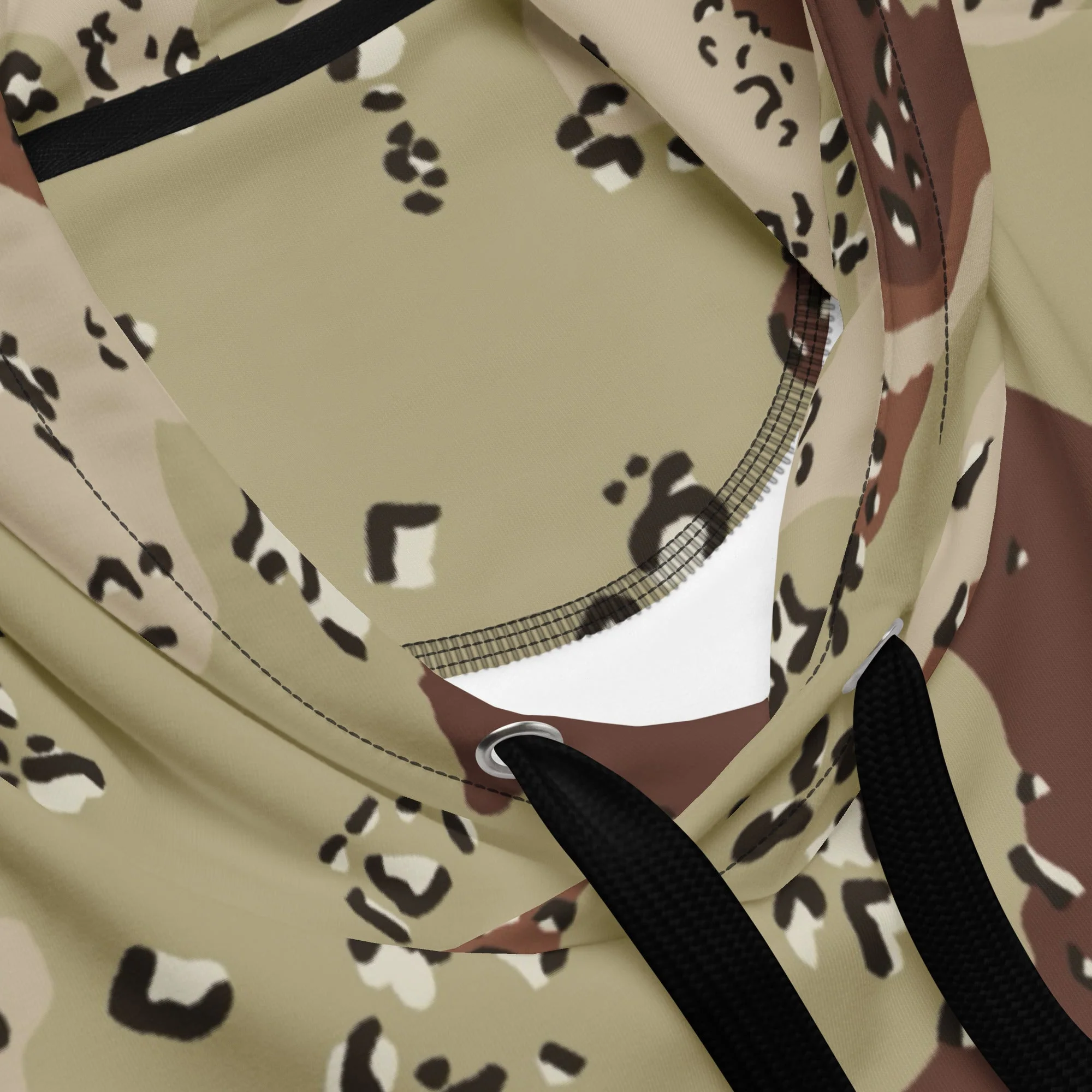 American Chocolate Chip Desert Battle Dress Uniform (DBDU) CAMO Unisex Hoodie - Image 12