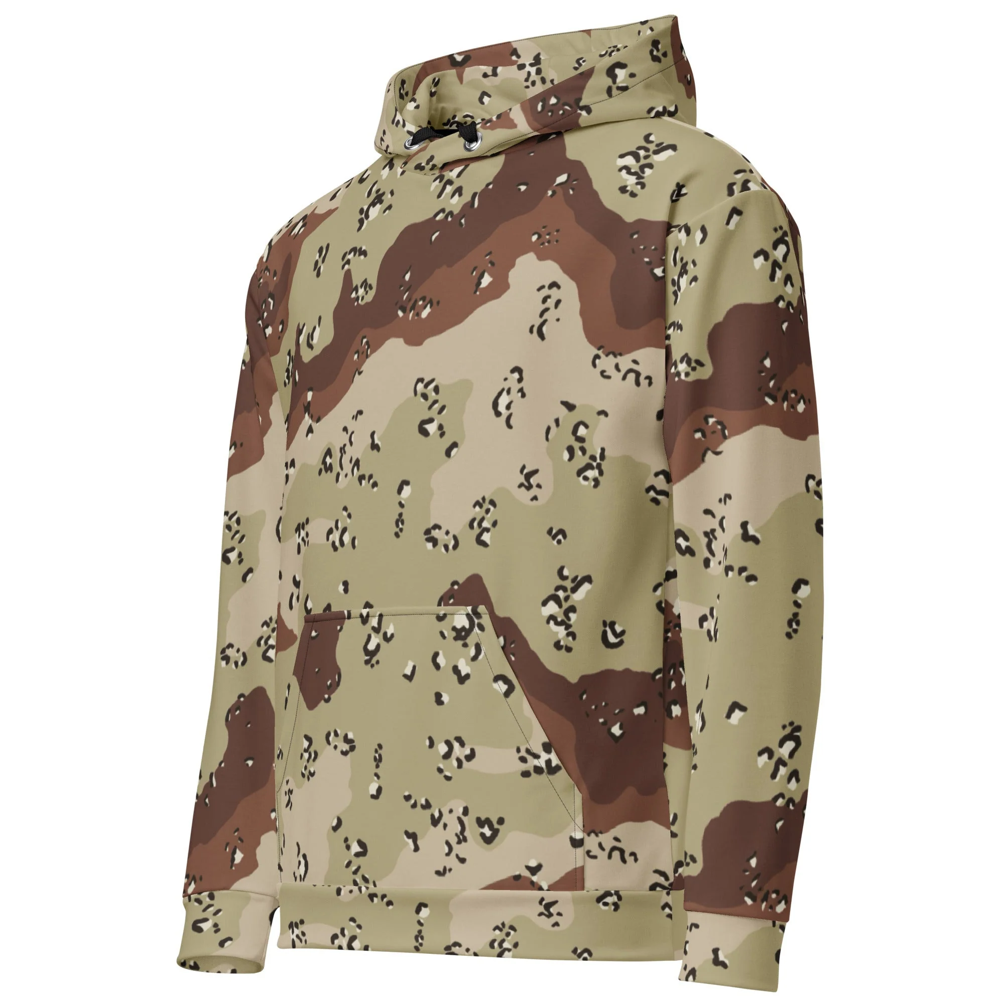 American Chocolate Chip Desert Battle Dress Uniform (DBDU) CAMO Unisex Hoodie - Image 6