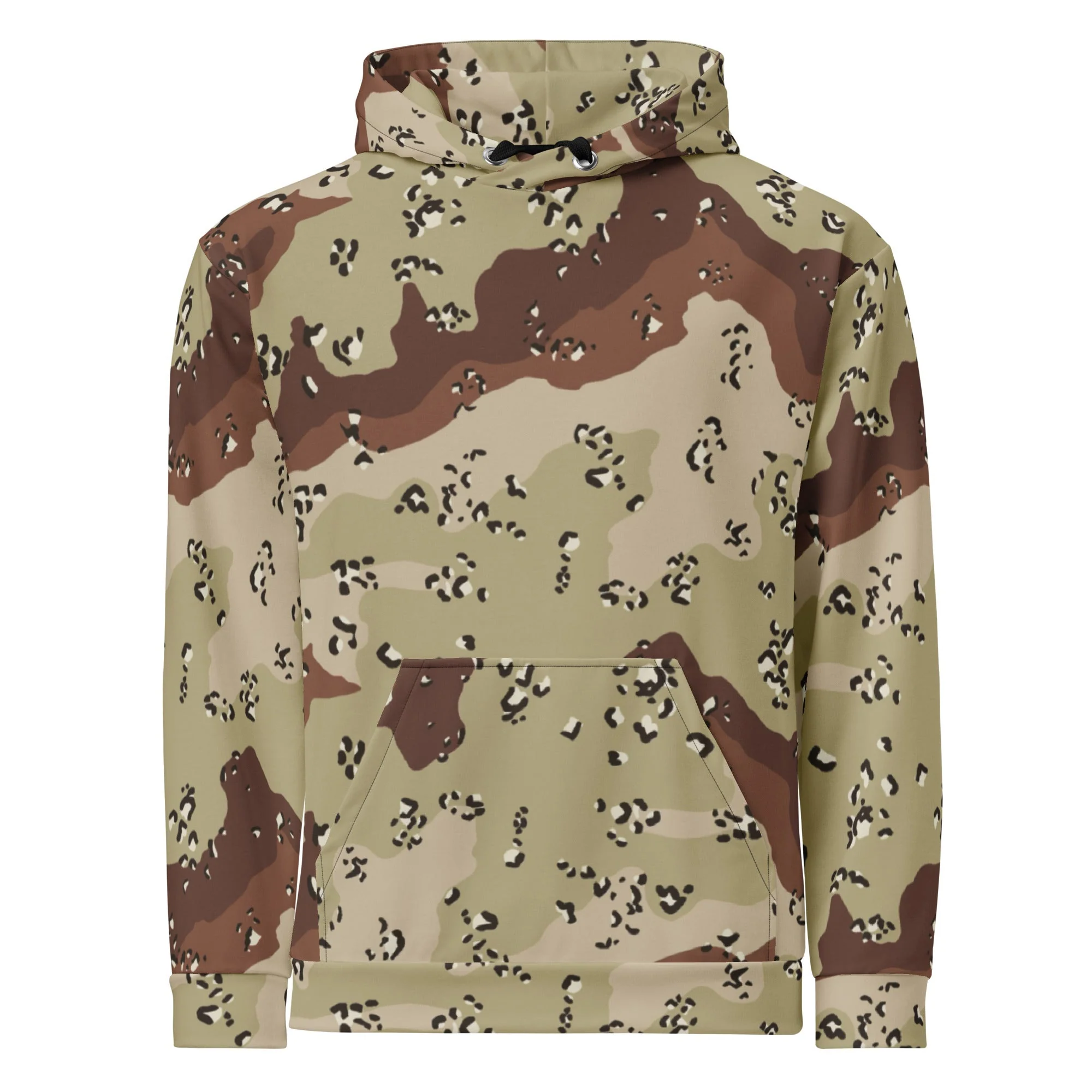 American Chocolate Chip Desert Battle Dress Uniform (DBDU) CAMO Unisex Hoodie - Image 7