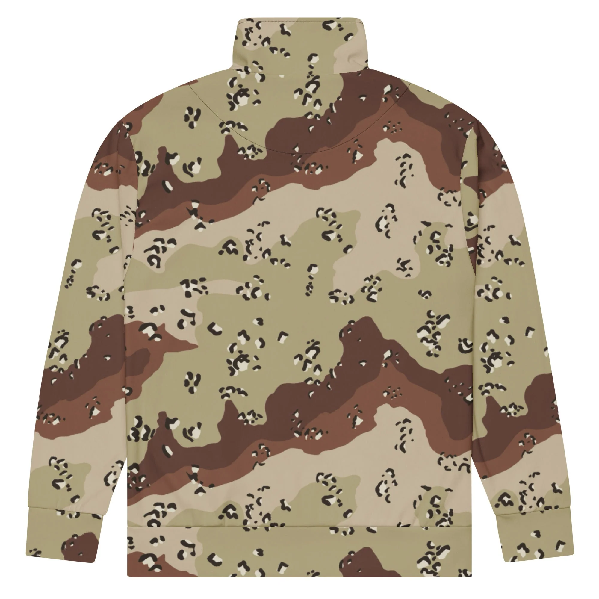 American Chocolate Chip Desert Battle Dress Uniform (DBDU) CAMO Unisex Track Jacket - Image 11
