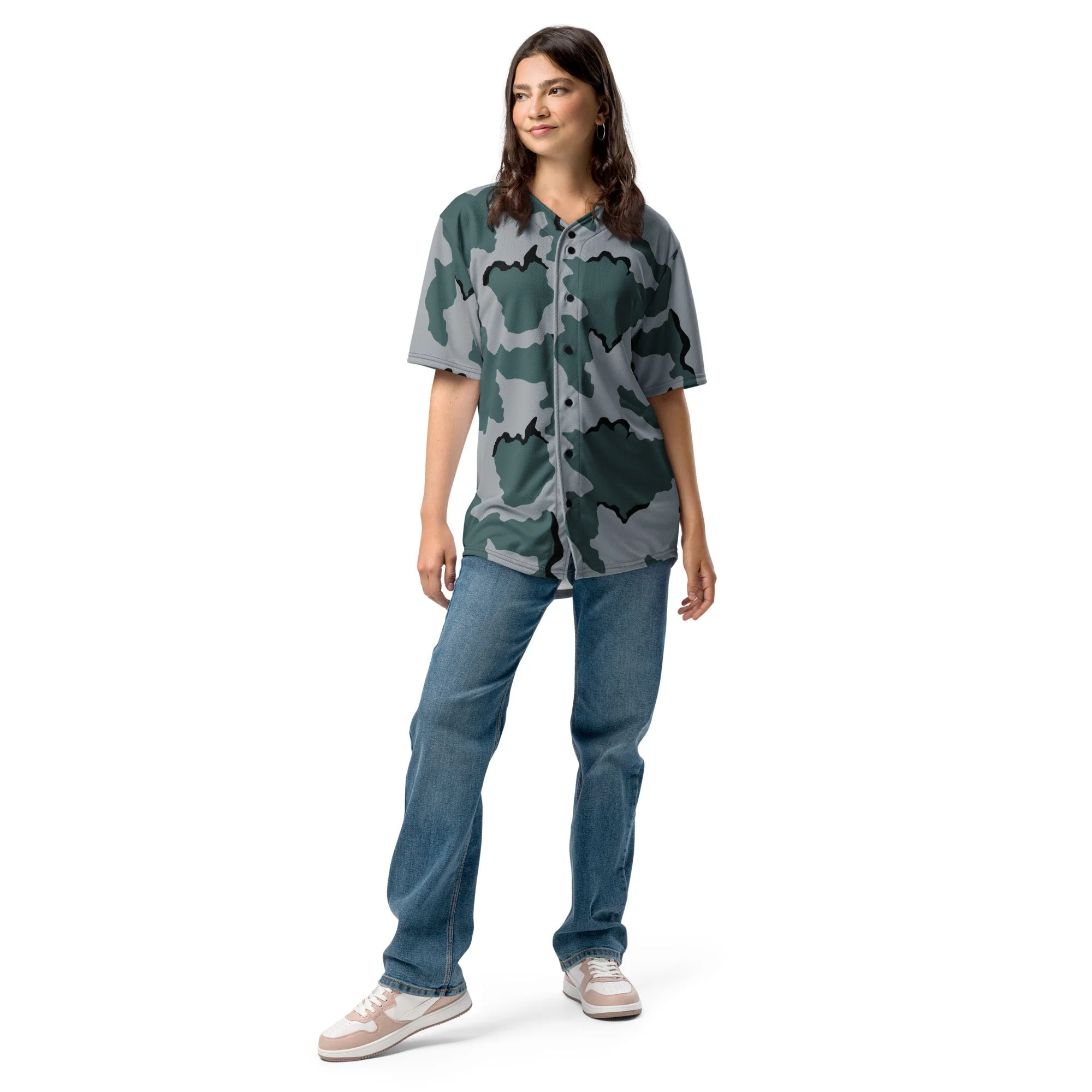 American Coffee Stain Urban CAMO Unisex Baseball Jersey - Image 10