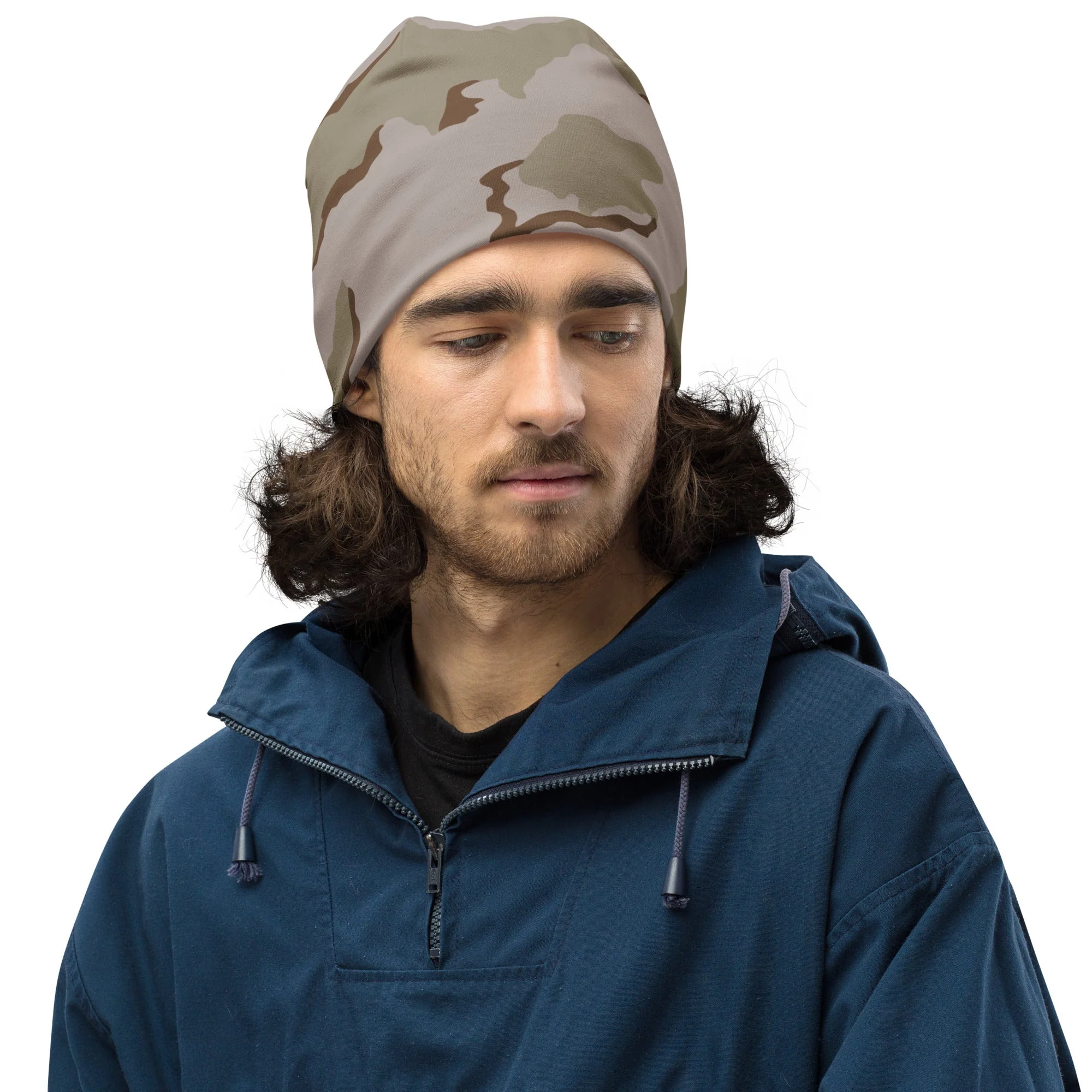 American Coffee Stain Desert Combat Uniform (DCU) CAMO Beanie - Image 3