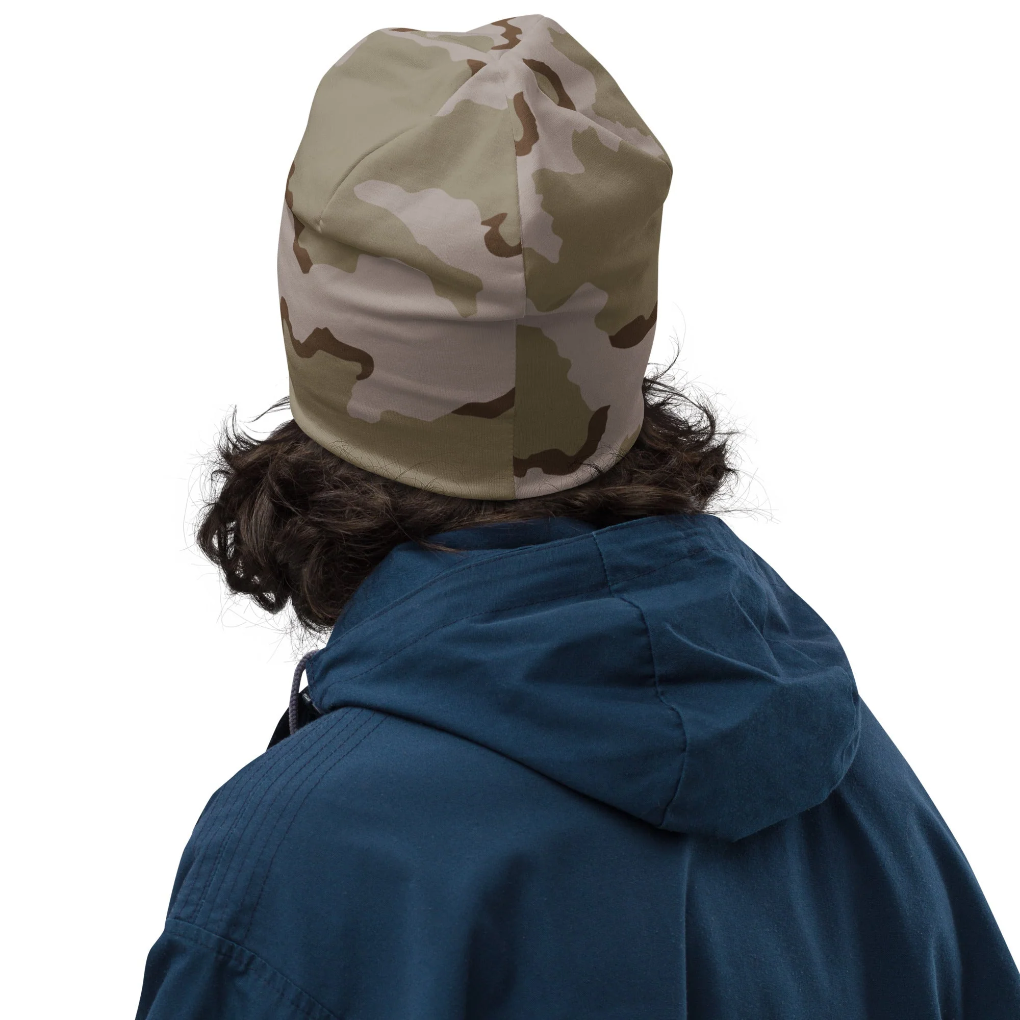 American Coffee Stain Desert Combat Uniform (DCU) CAMO Beanie - Image 5