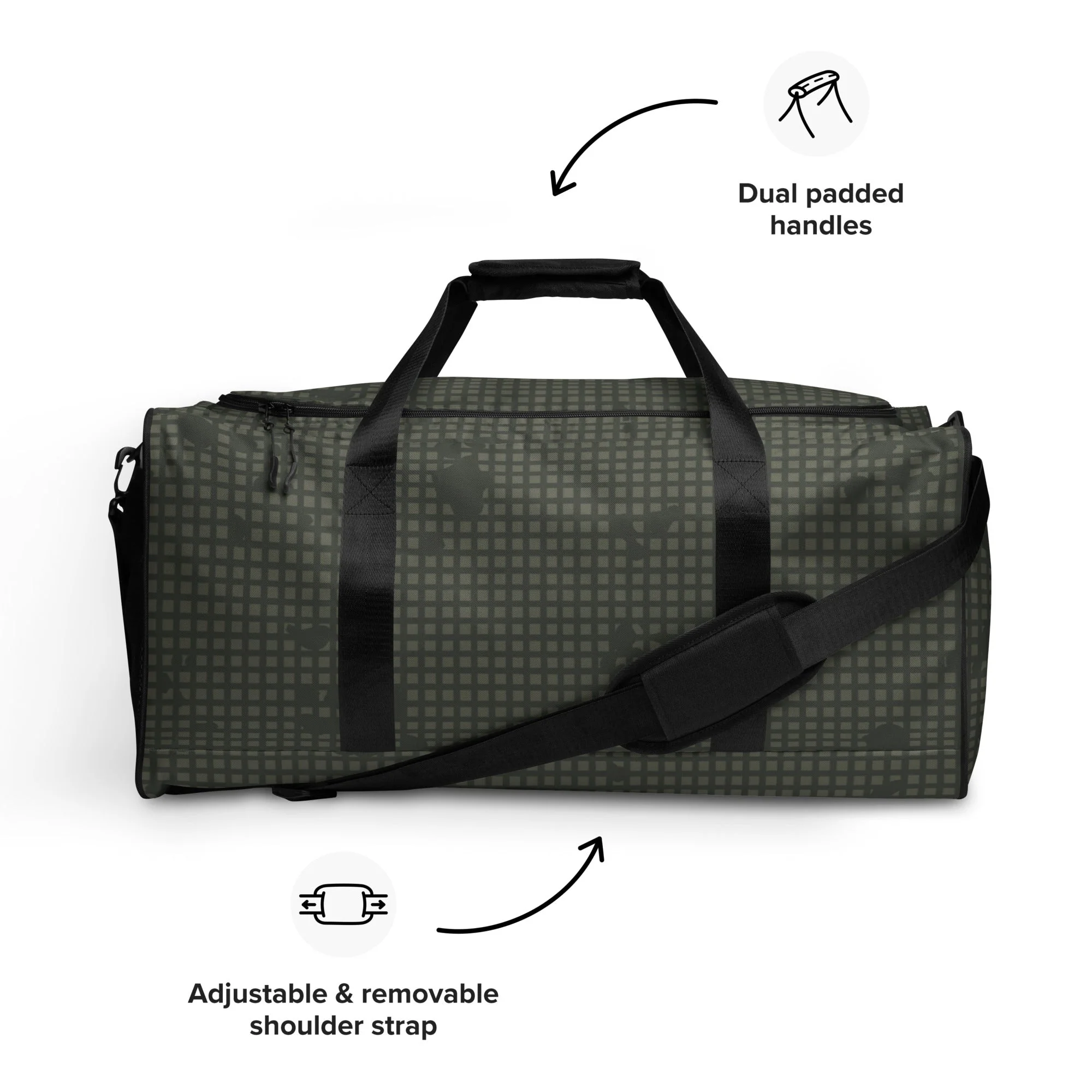 American Desert Night Camouflage Pattern (DNCP) CAMO Duffle Bag - Image 11