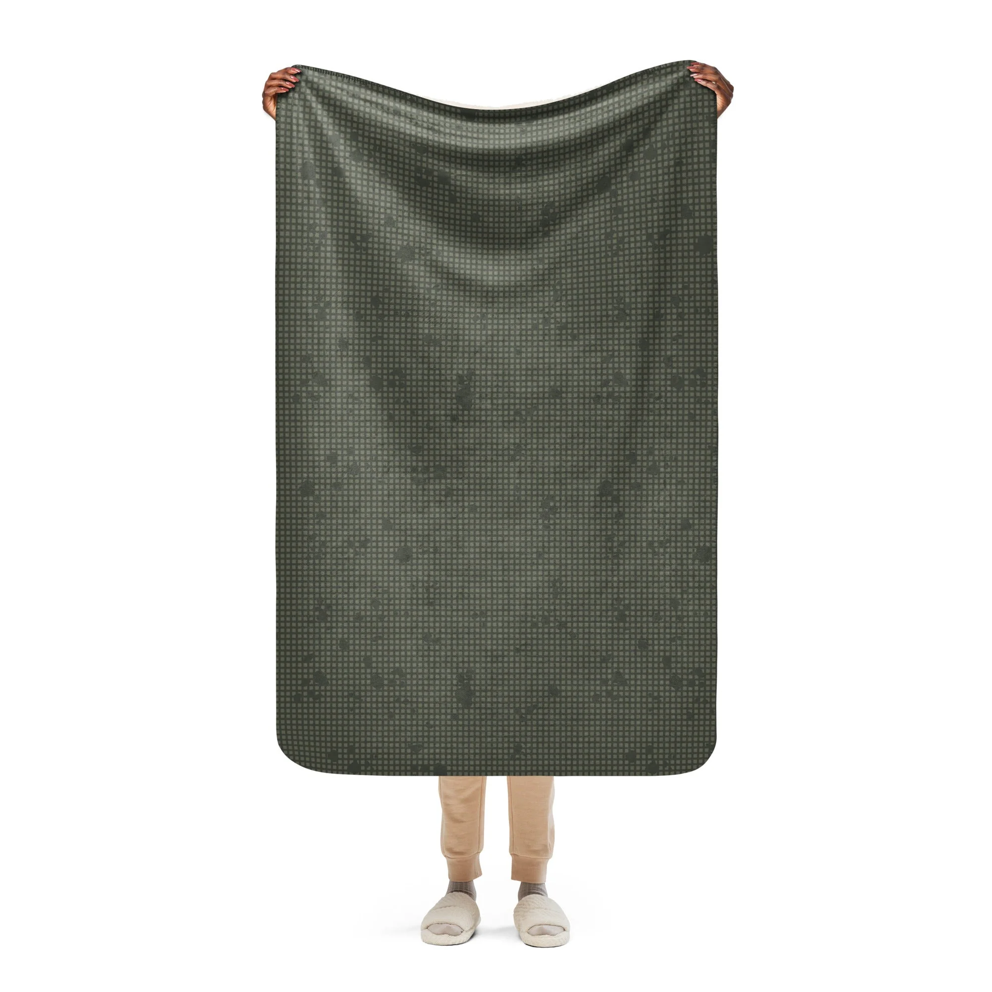 American Desert Night Camouflage Pattern (DNCP) CAMO Sherpa Blanket - Image 15