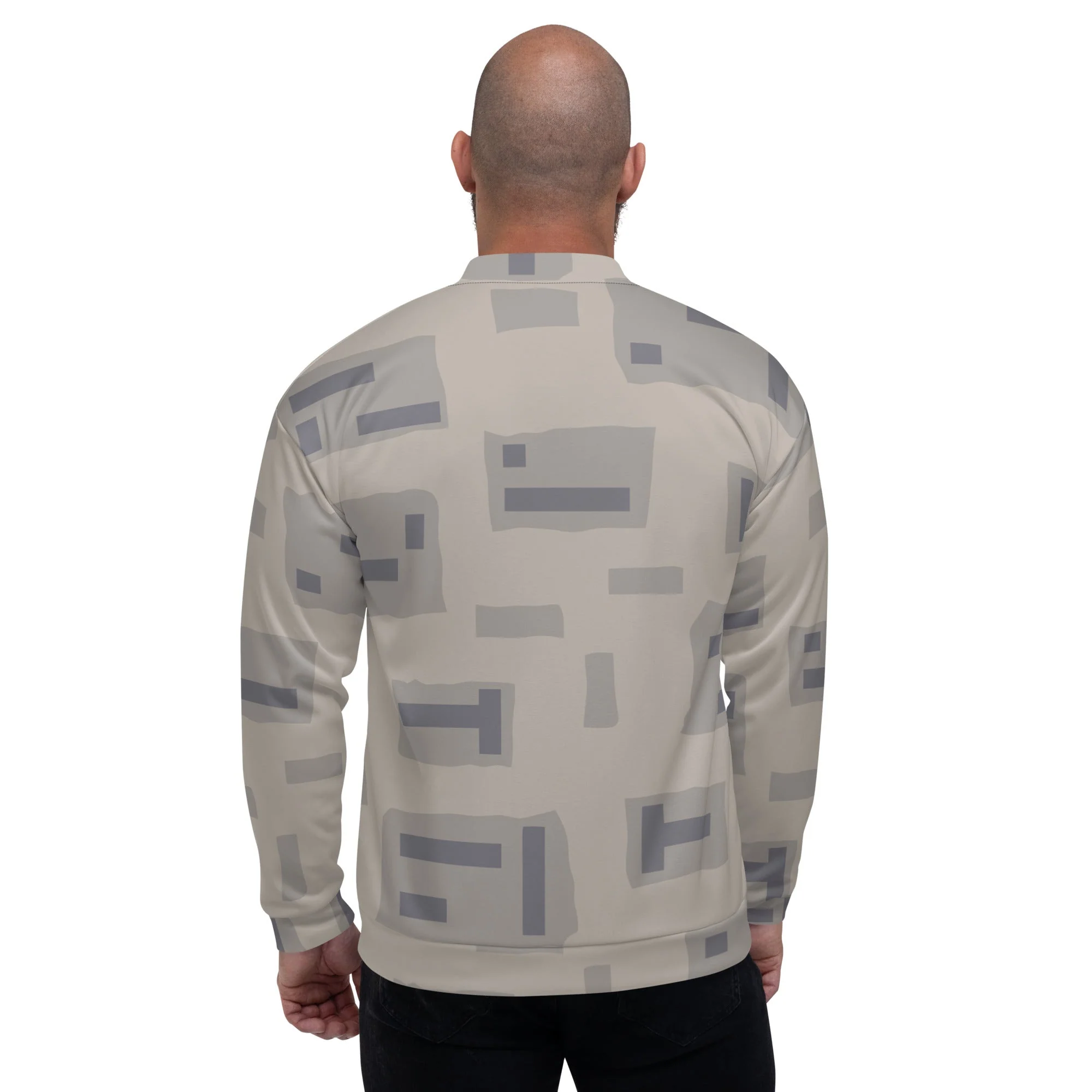 American T-Block Desert CAMO Unisex Bomber Jacket - Image 7