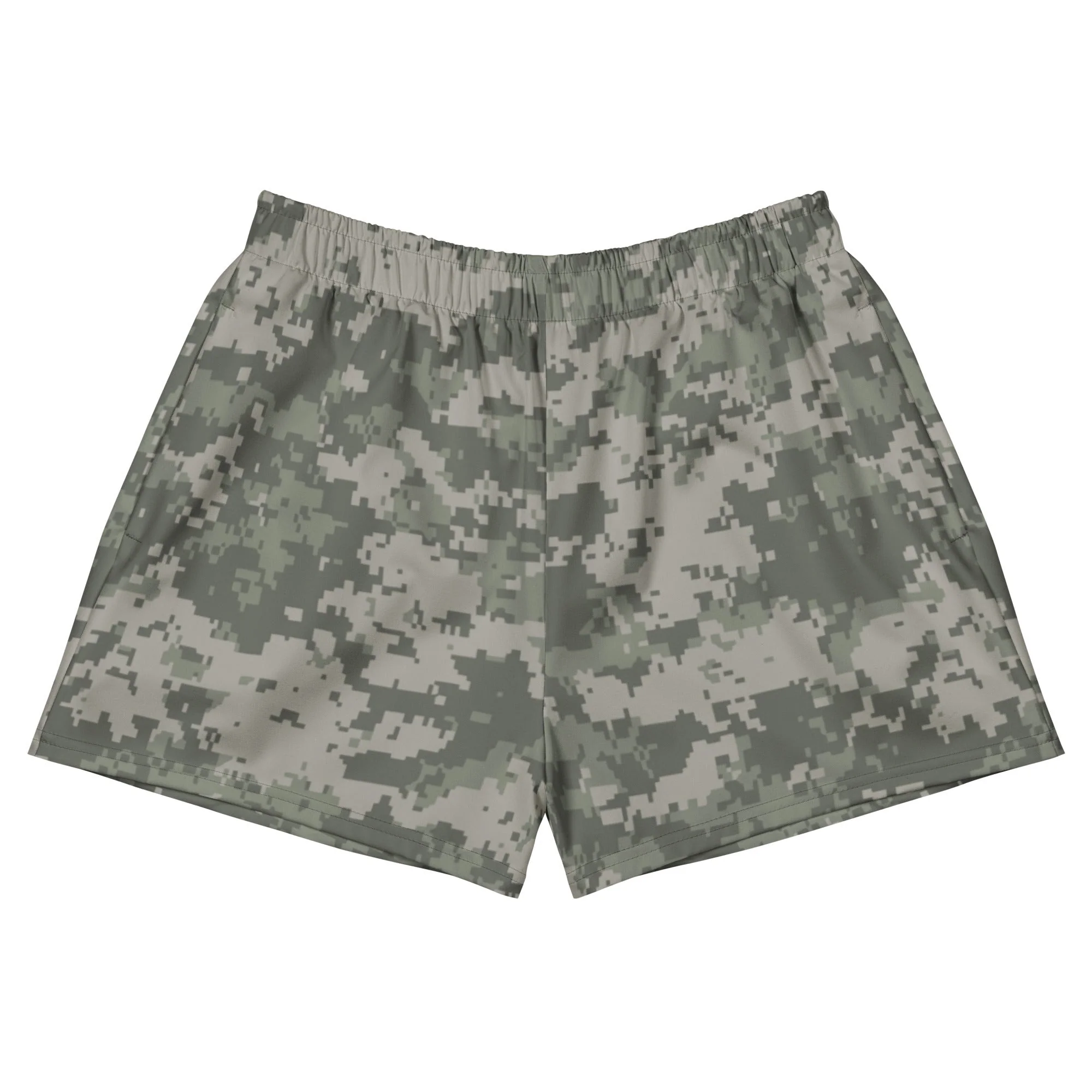 American Digital Army Combat Uniform (ACU) CAMO Unisex Athletic Shorts - Image 4