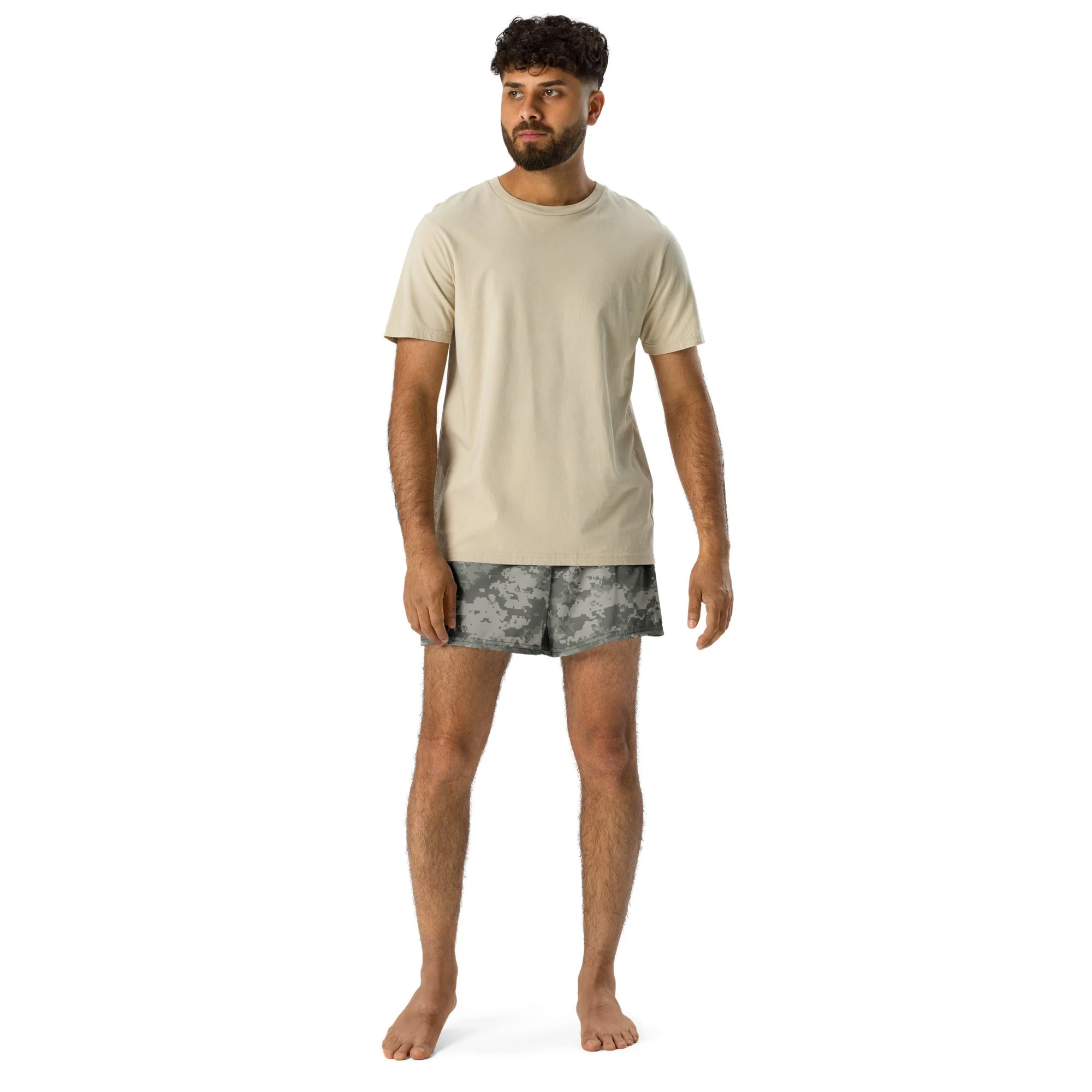 American Digital Army Combat Uniform (ACU) CAMO Unisex Athletic Shorts - Image 7