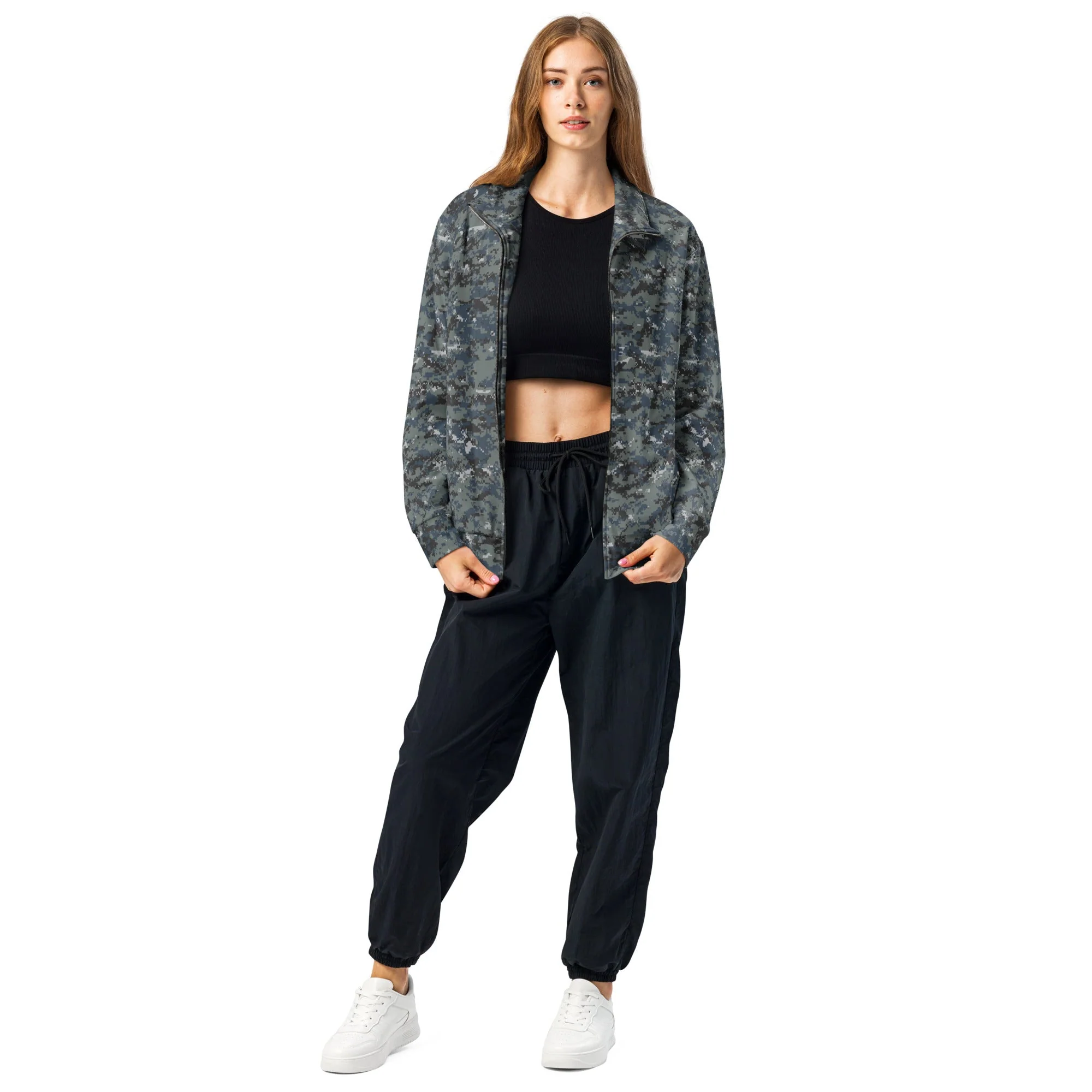 American Digital Blueberry CAMO Unisex Track Jacket - Image 7