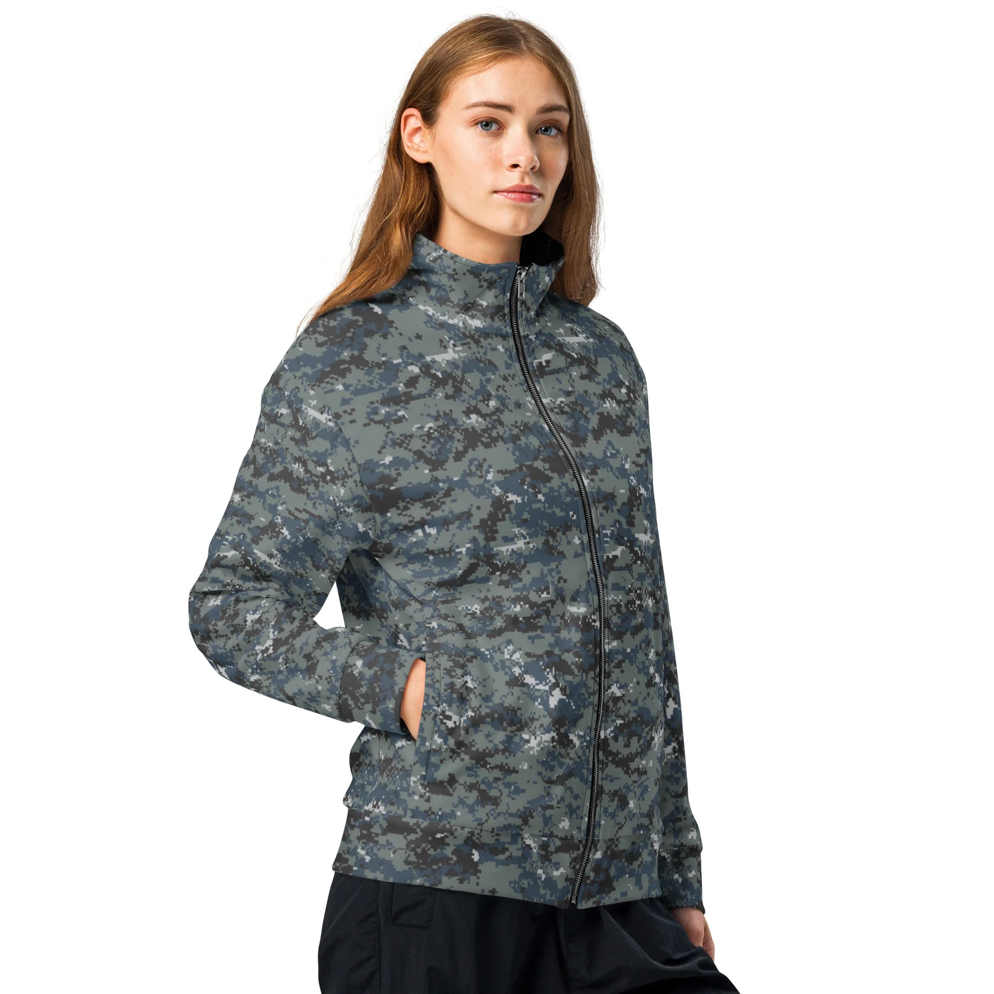 American Digital Blueberry CAMO Unisex Track Jacket - Image 8