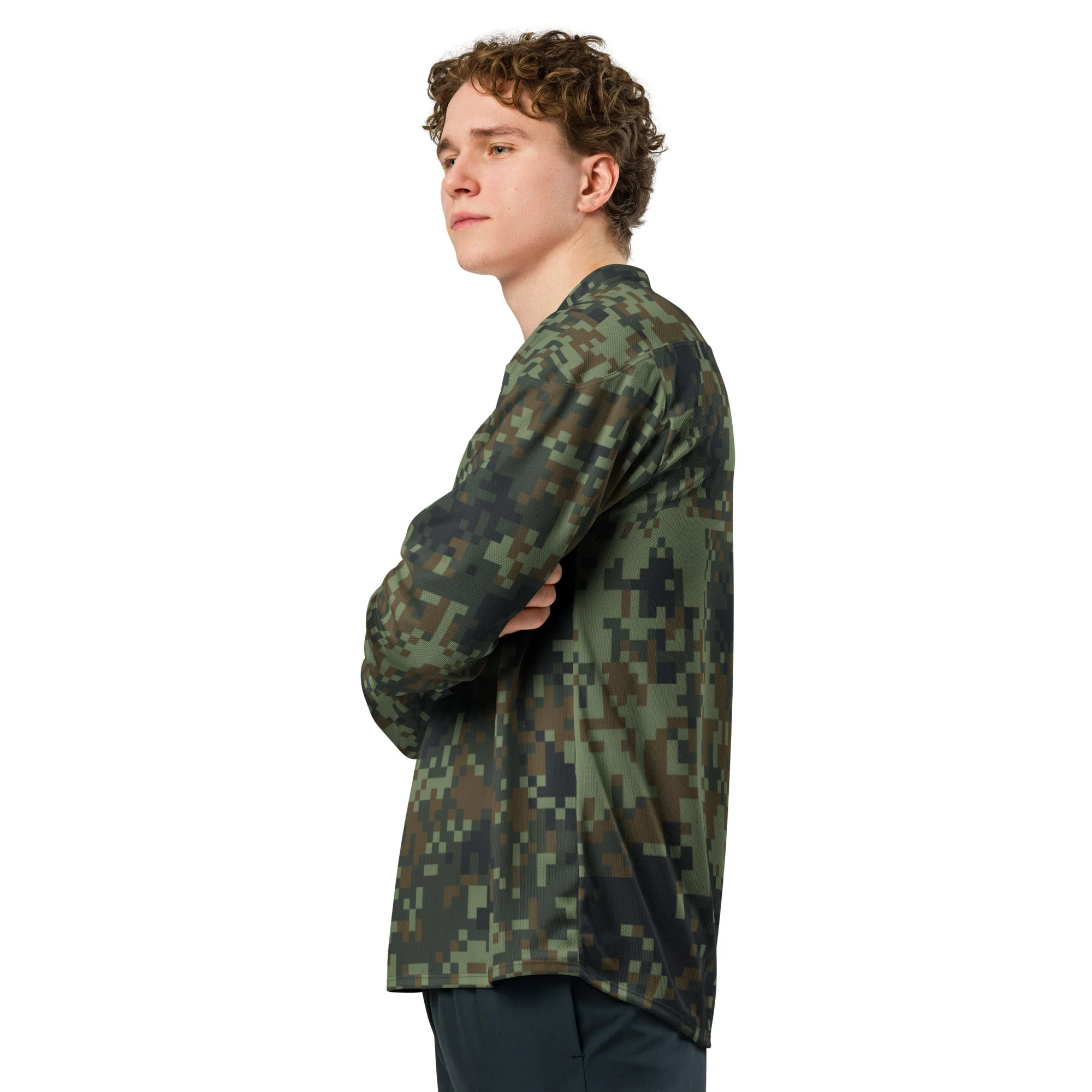 American Digital Dual-Tex Woodland CAMO Unisex Hockey Fan Jersey