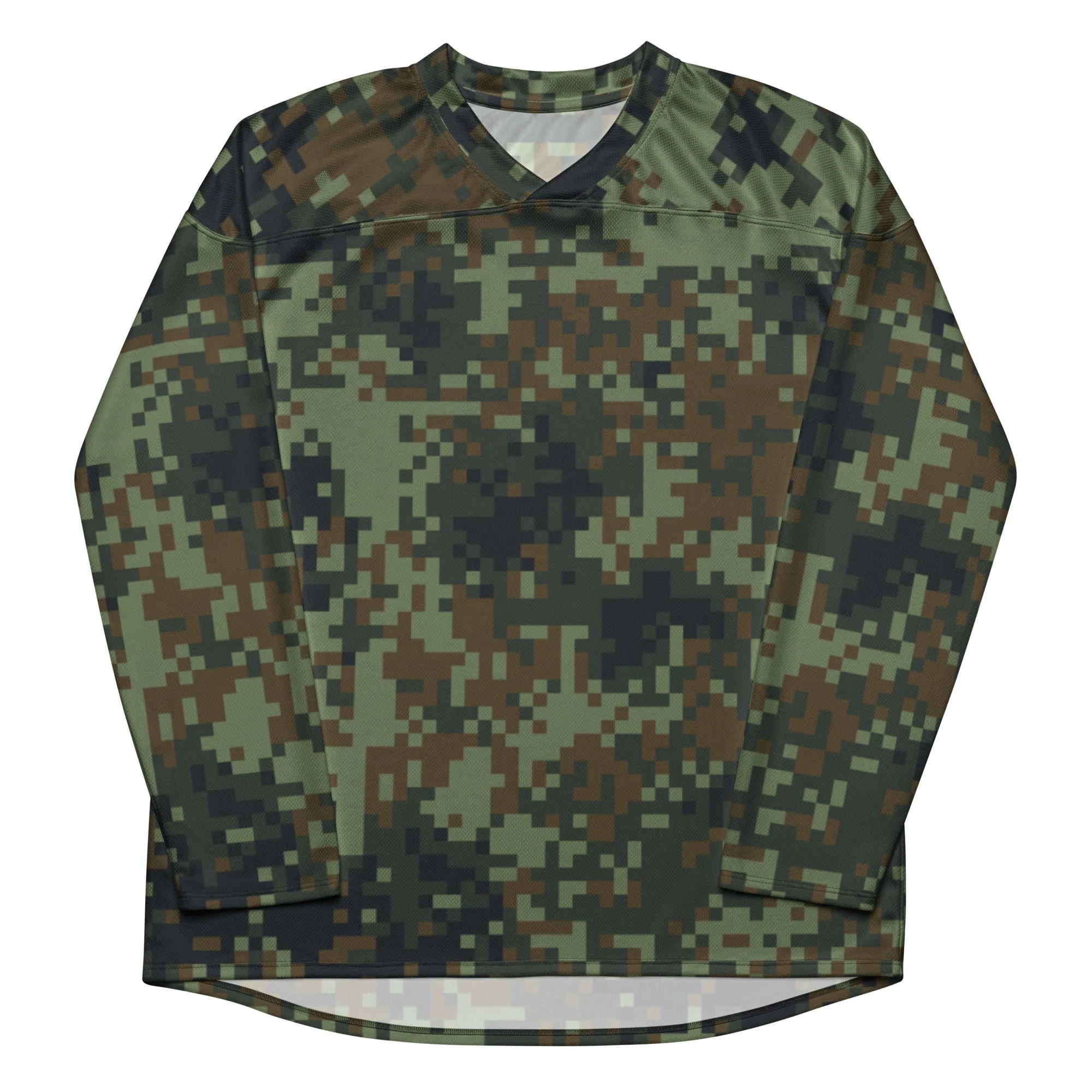 American Digital Dual-Tex Woodland CAMO Unisex Hockey Fan Jersey - Image 11