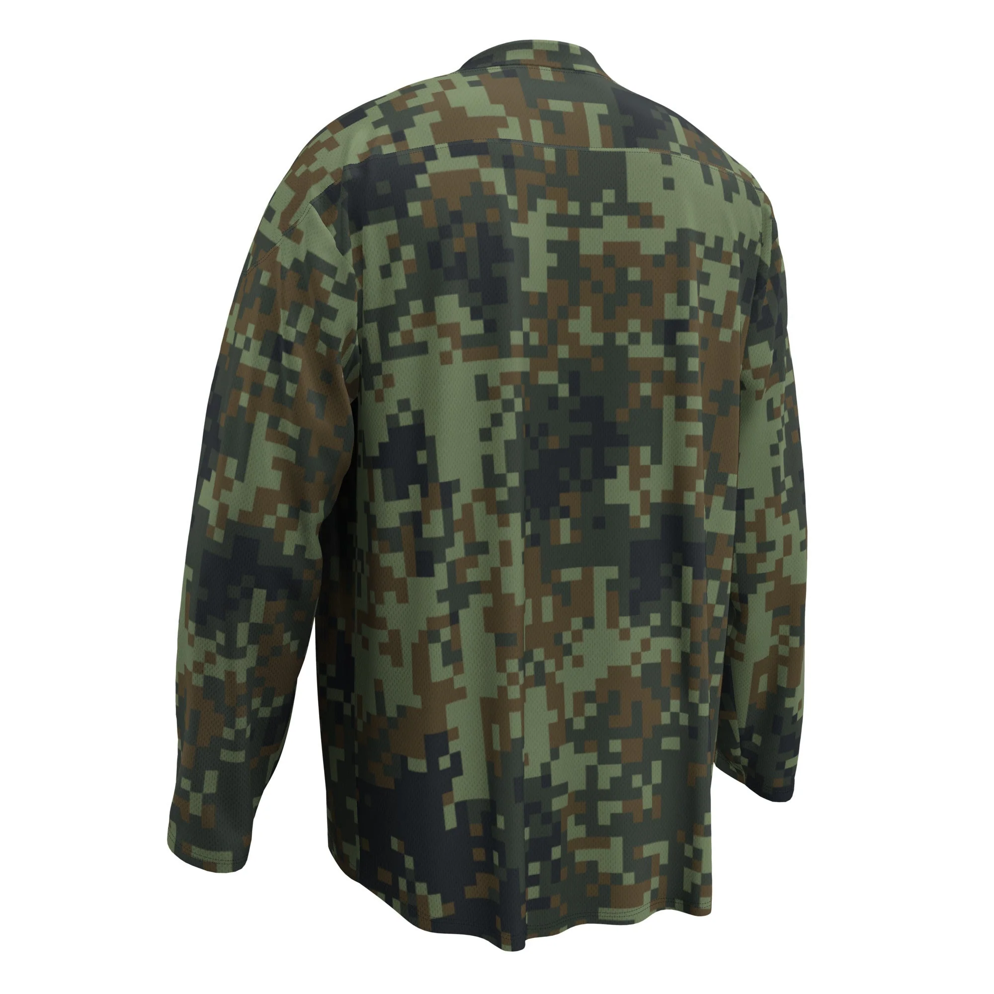 American Digital Dual-Tex Woodland CAMO Unisex Hockey Fan Jersey - Image 3