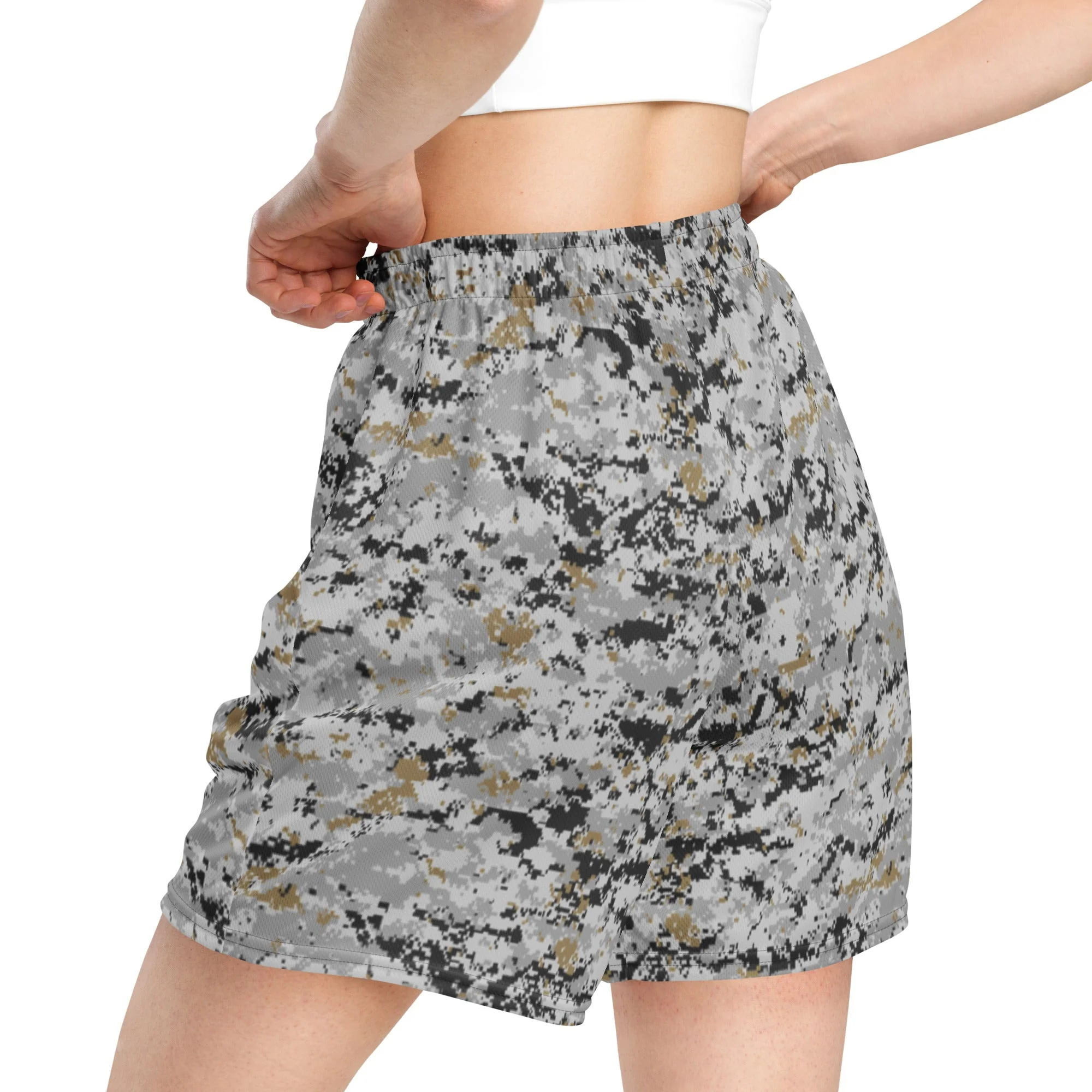 American Digital Urban CAMO Unisex Mesh Shorts - Image 3