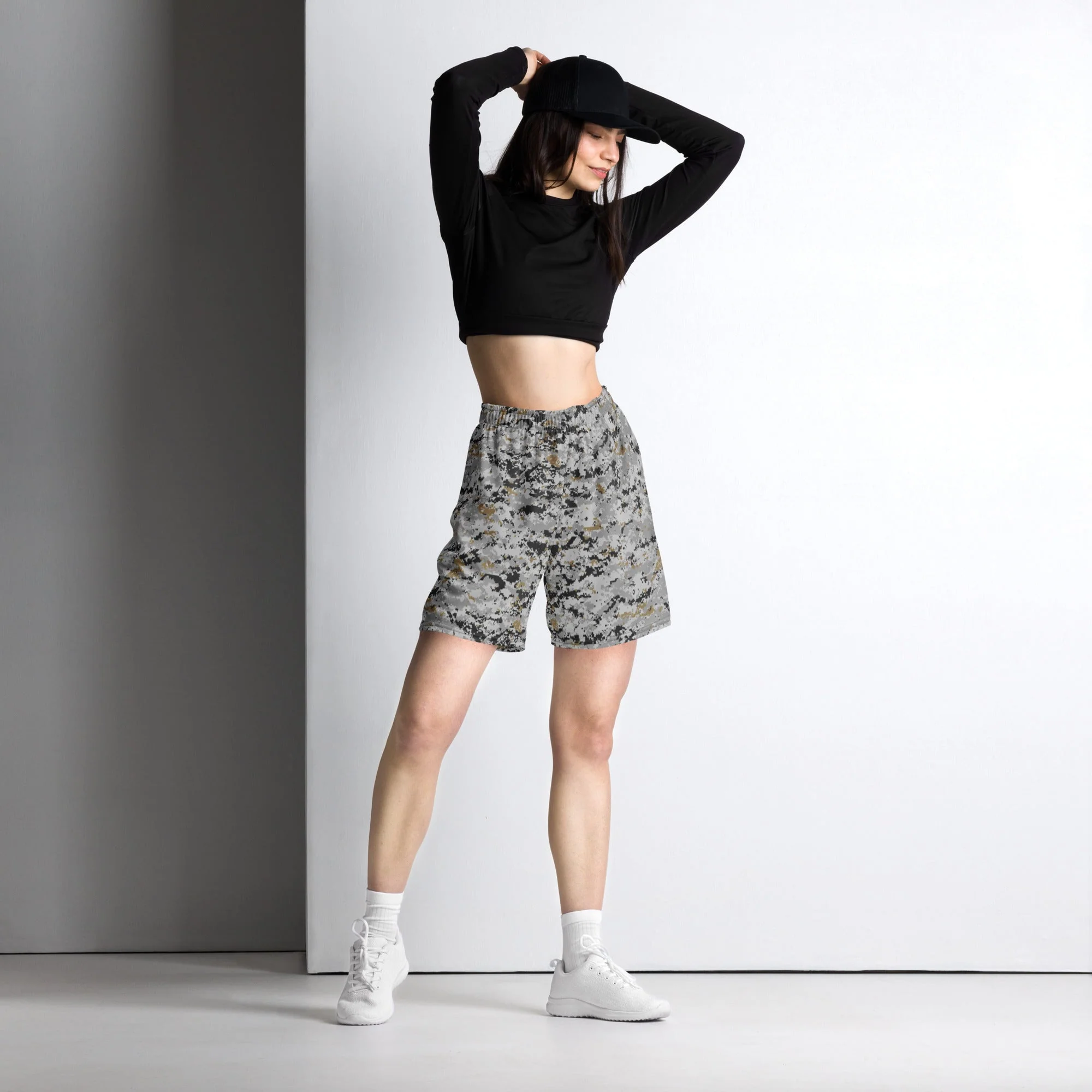 American Digital Urban CAMO Unisex Mesh Shorts - Image 4