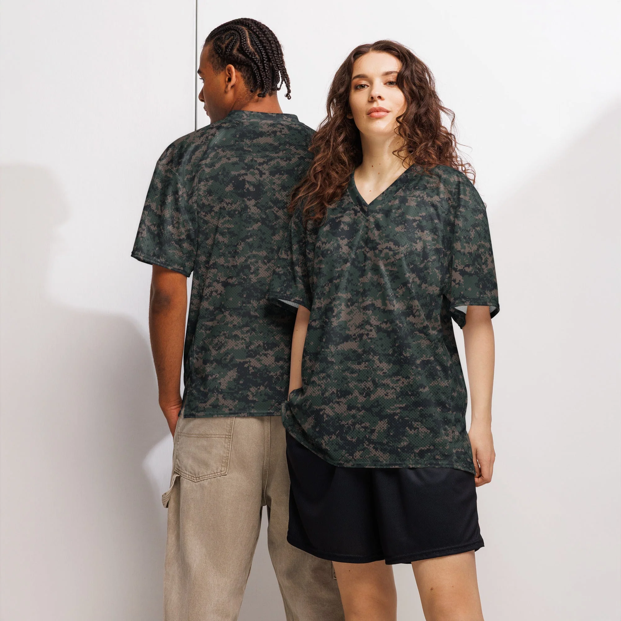 American Digital Woodland CAMO Unisex American Football Jersey - Image 15
