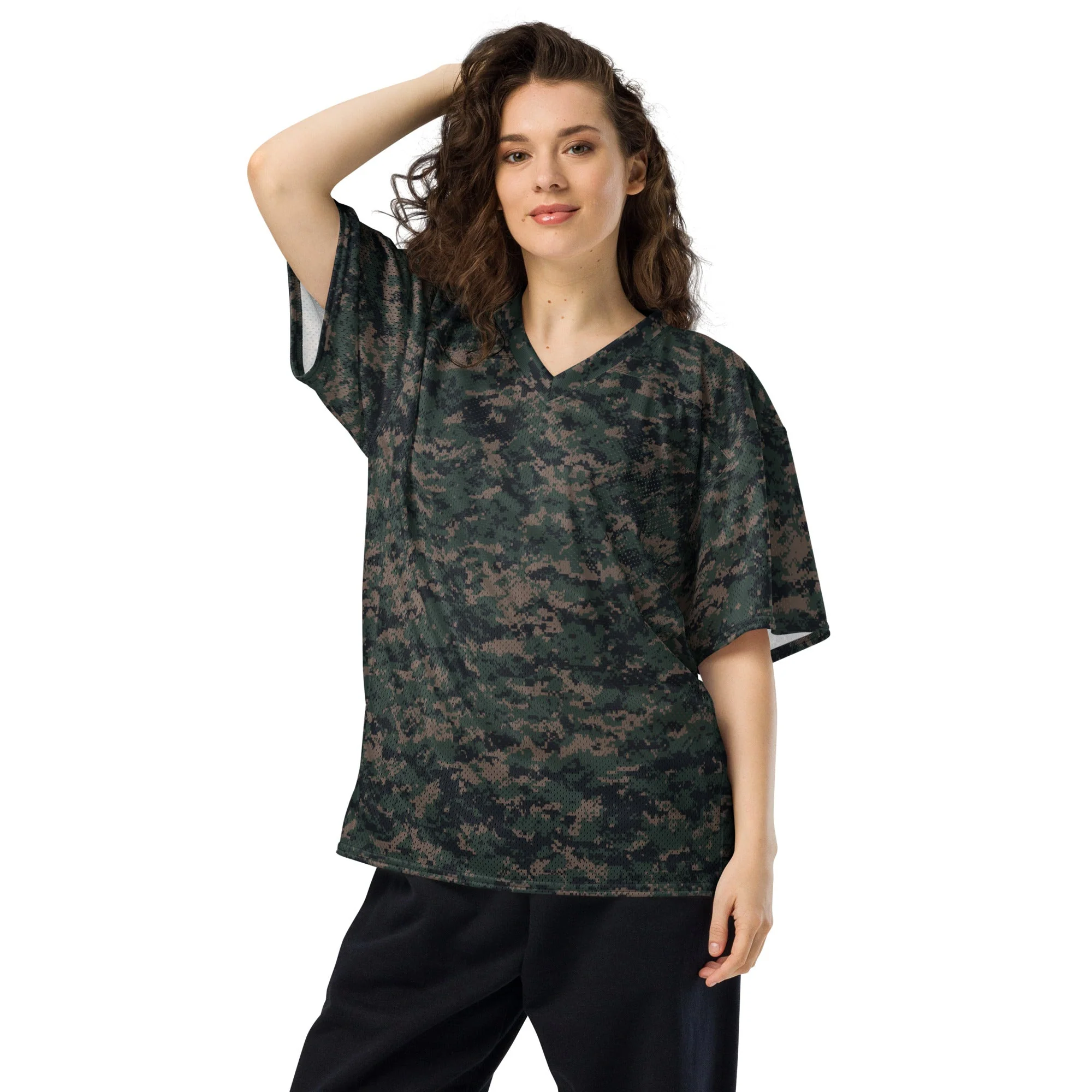 American Digital Woodland CAMO Unisex American Football Jersey - Image 4