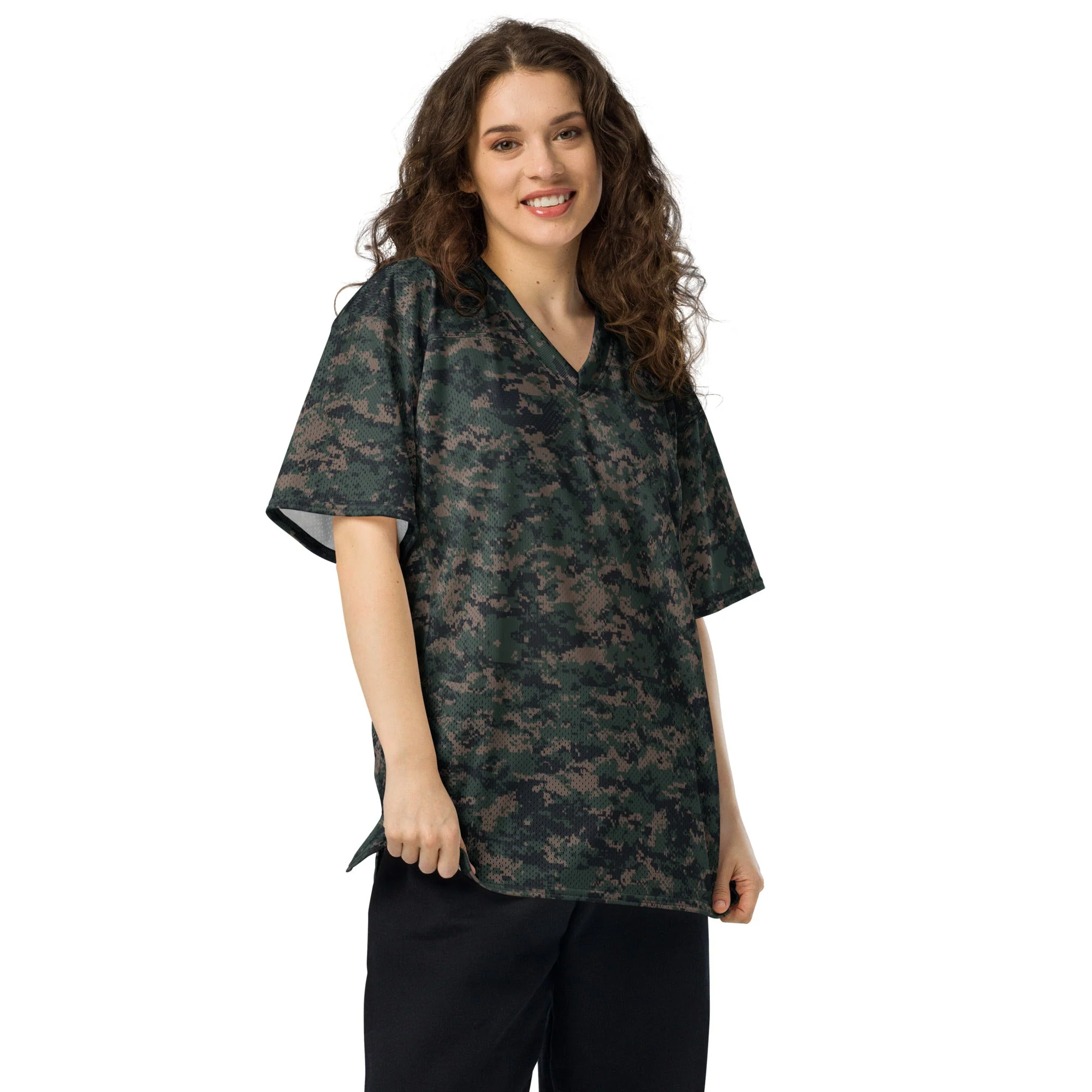 American Digital Woodland CAMO Unisex American Football Jersey - Image 6