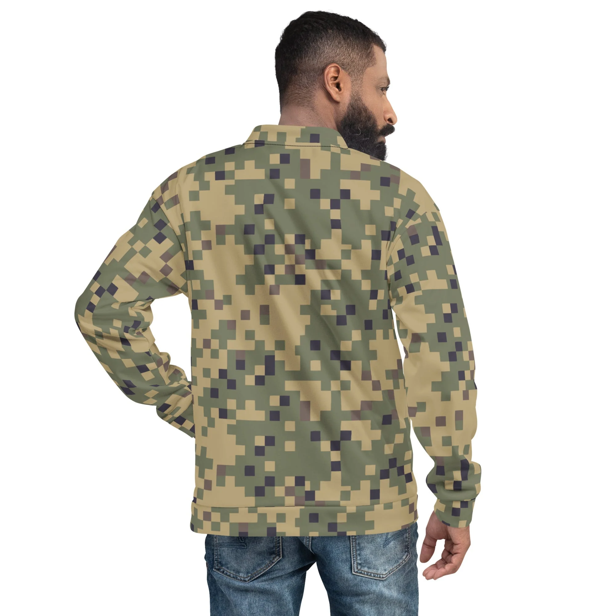 American Digital Dual-Tex CAMO Unisex Bomber Jacket - Image 2