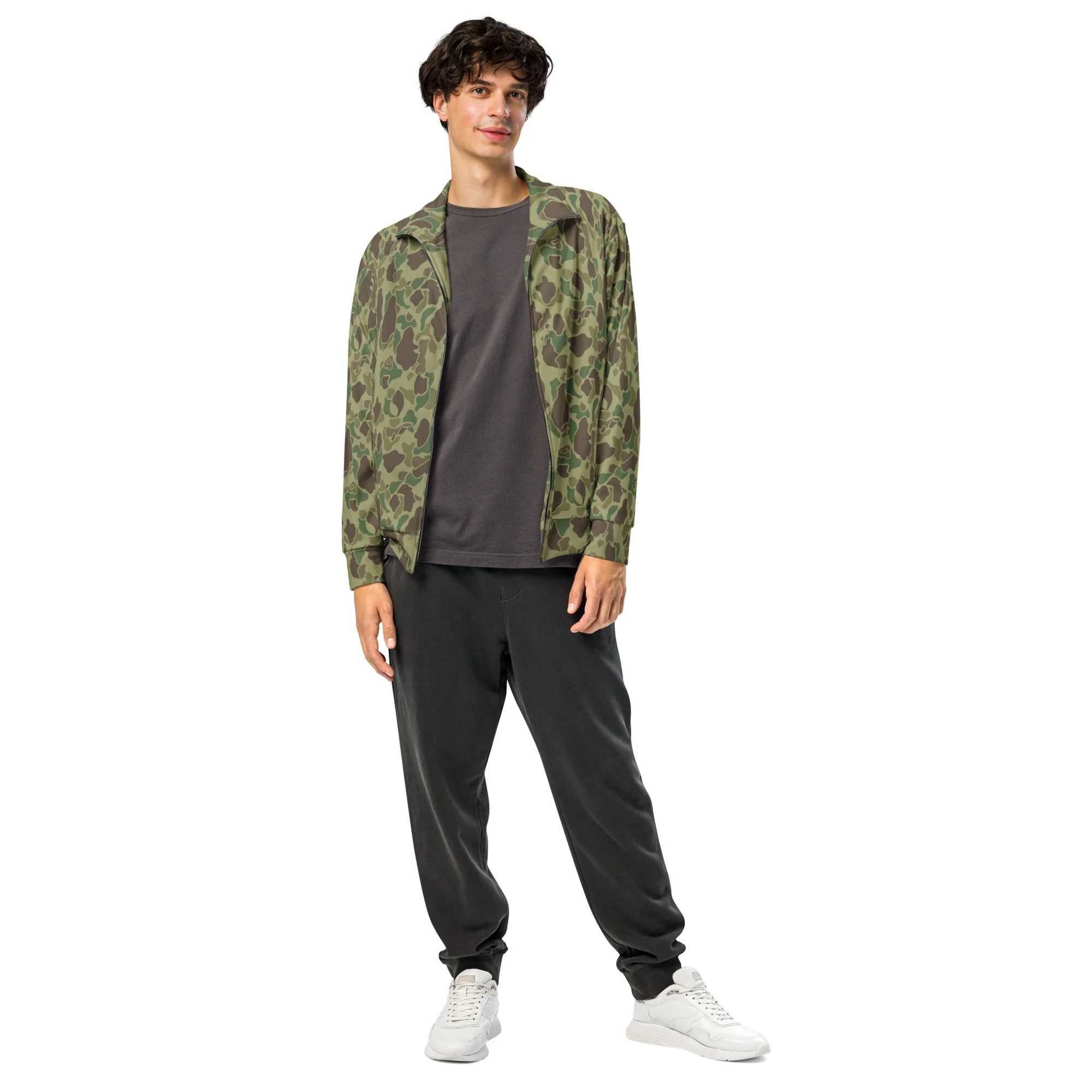 American Frog Skin Jungle CAMO Unisex Track Jacket - Image 9