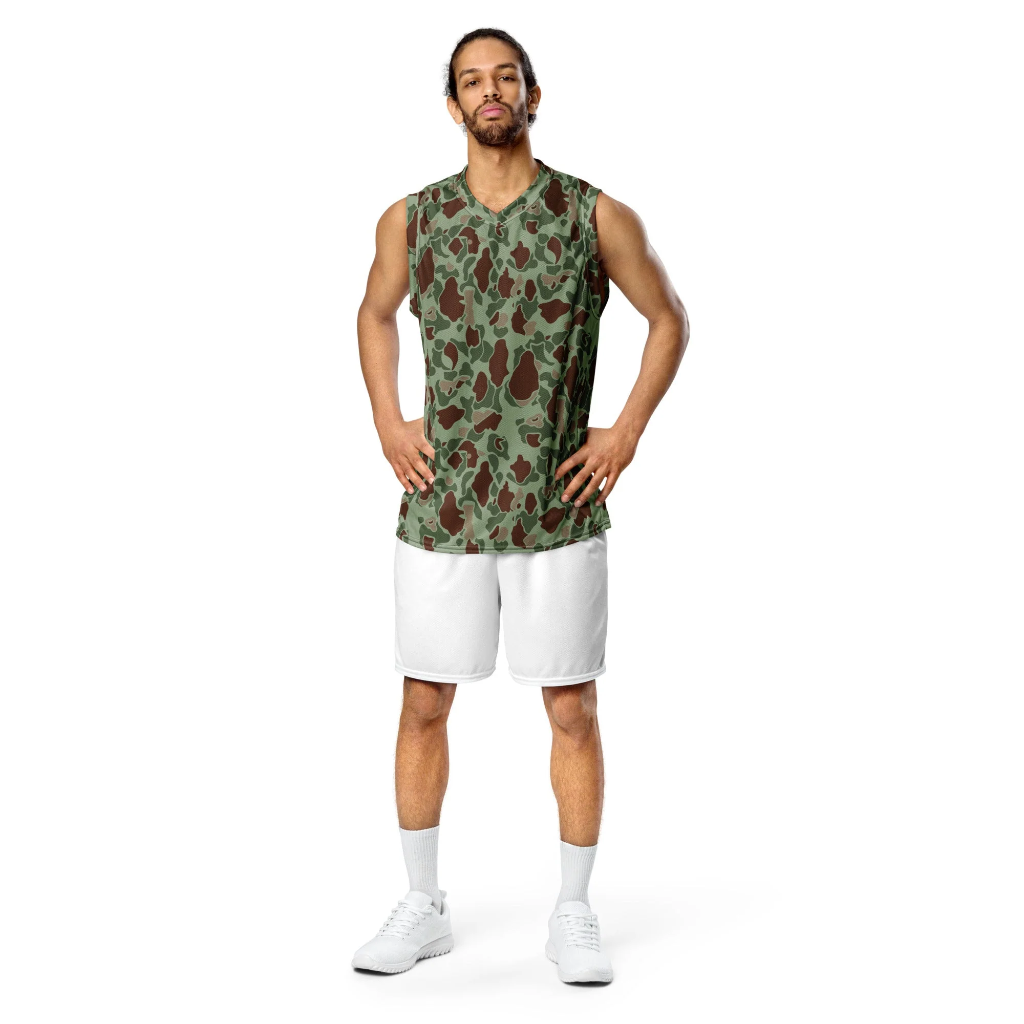 American Frog Skin Raider CAMO Unisex Basketball Jersey - Image 4
