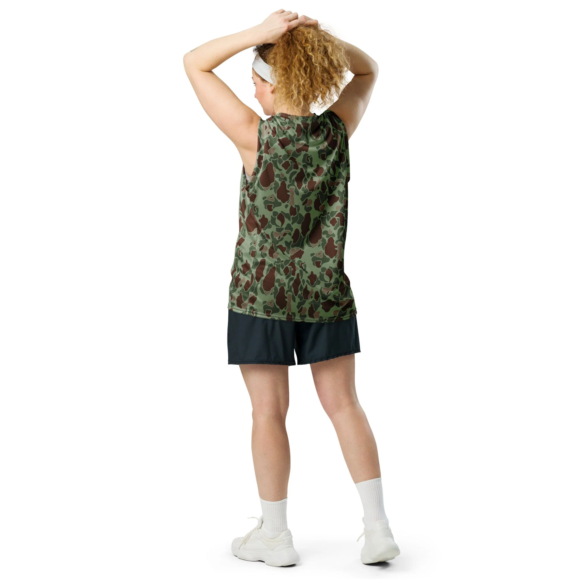 American Frog Skin Raider CAMO Unisex Basketball Jersey - Image 6