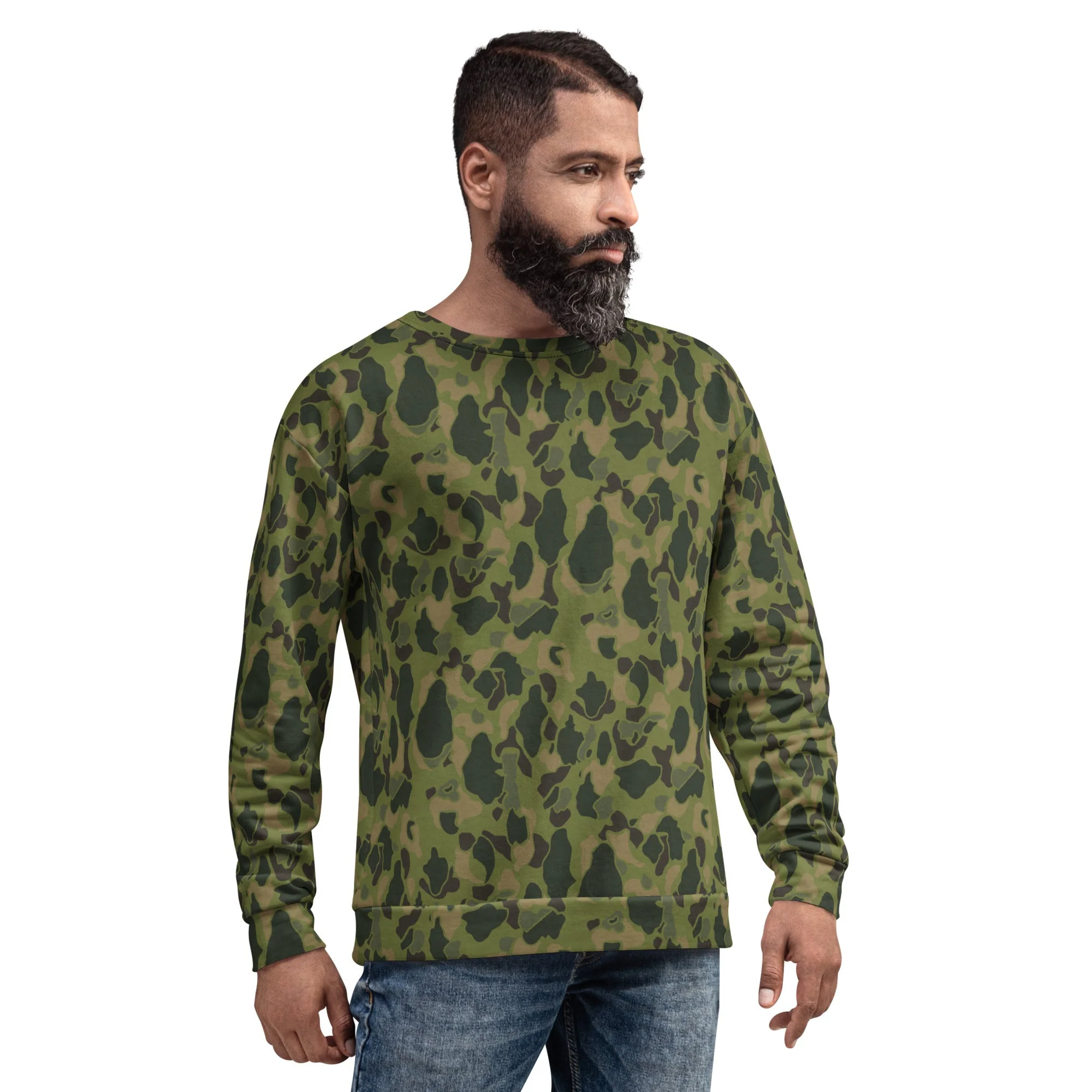 American Frog Skin Tropical CAMO Unisex Sweatshirt - Image 9