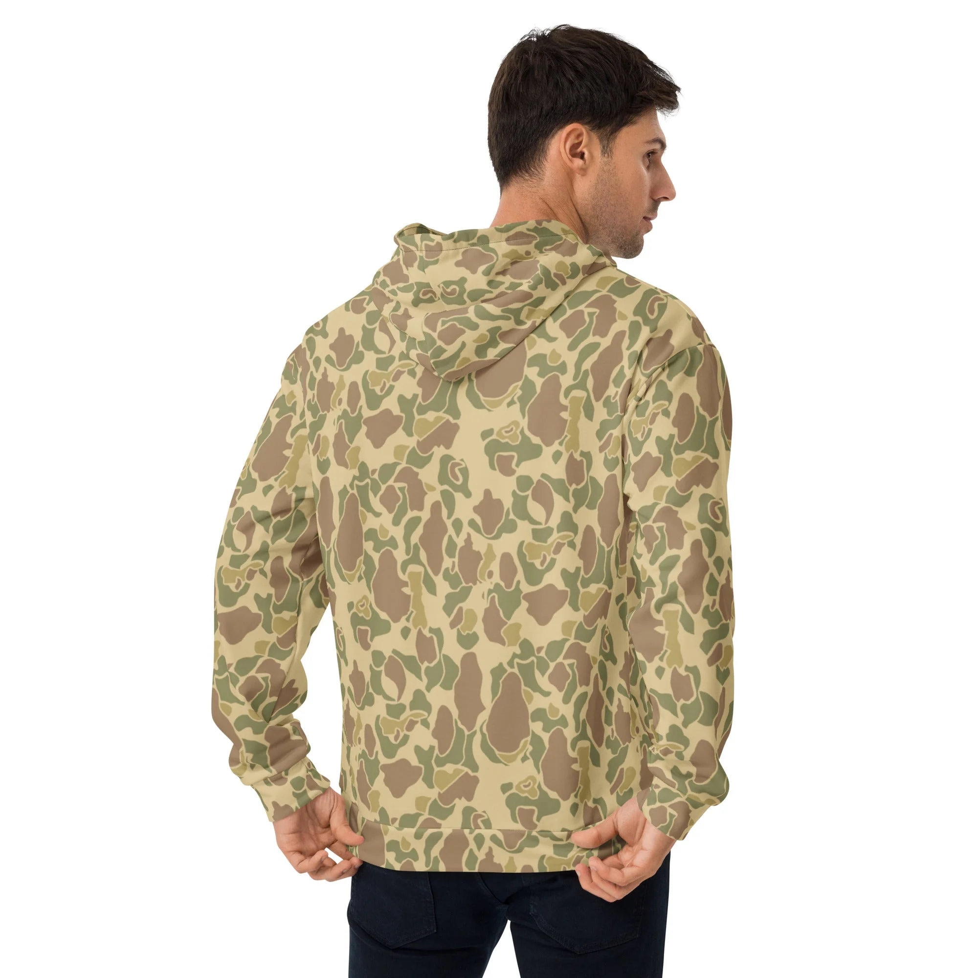 American Frog Skin Beach CAMO Unisex Hoodie - Image 3