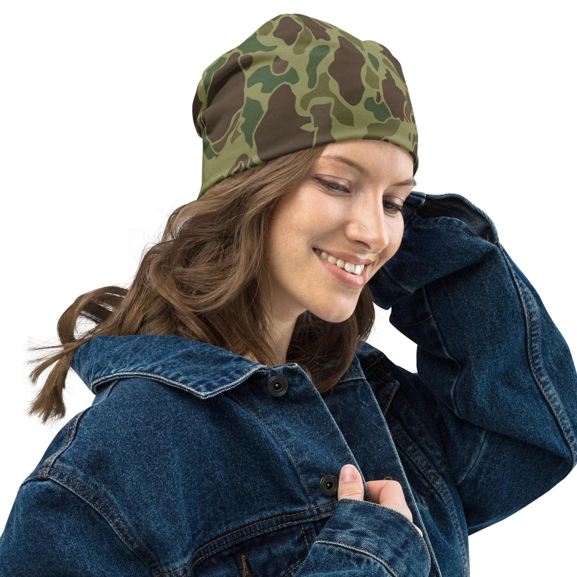 American Frog Skin Jungle CAMO Beanie - Image 4