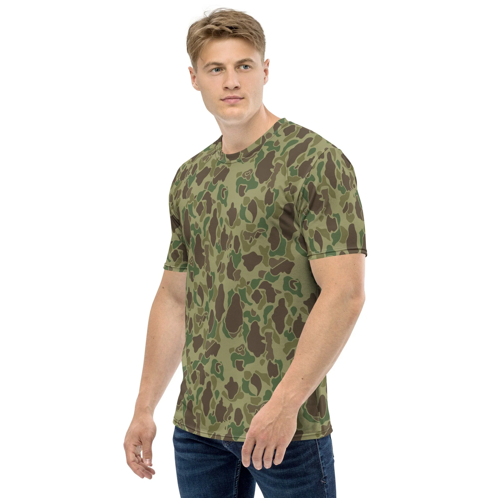 American Frog Skin Jungle CAMO Mens T-Shirt - Image 4