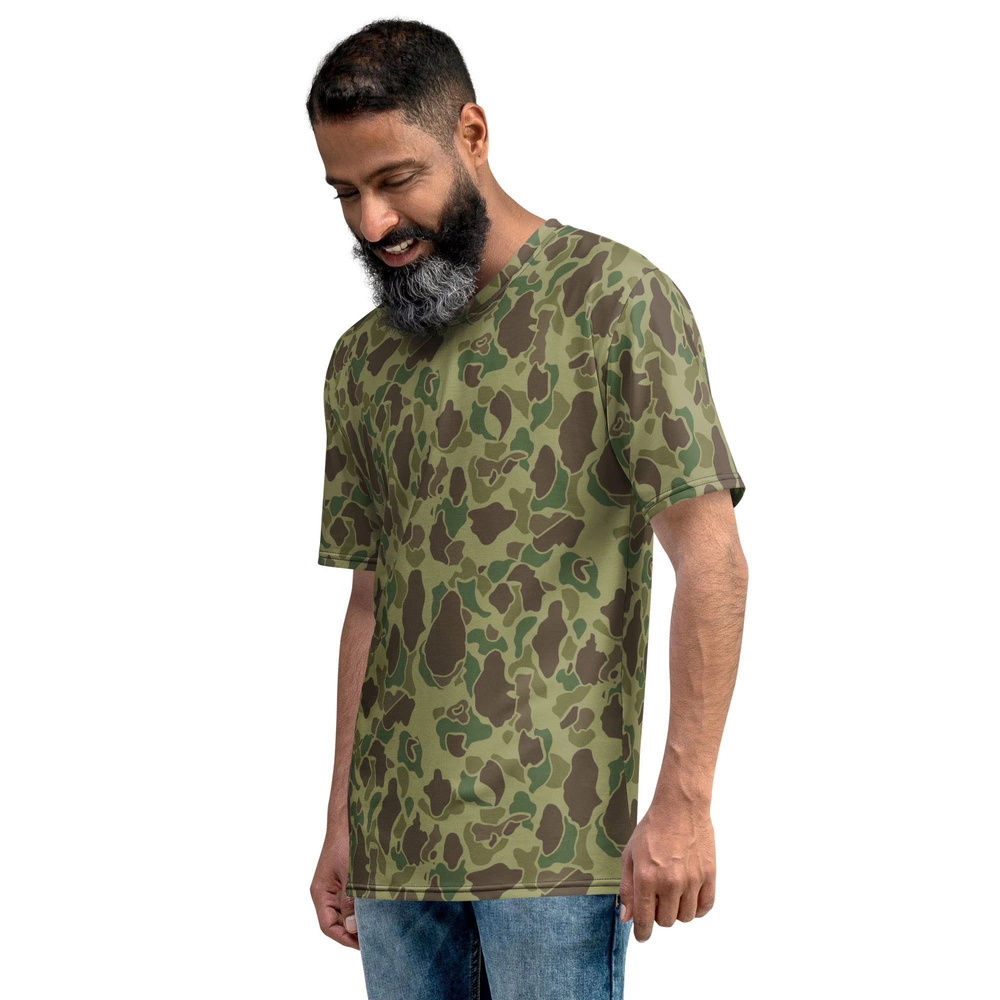 American Frog Skin Jungle CAMO Mens T-Shirt - Image 5
