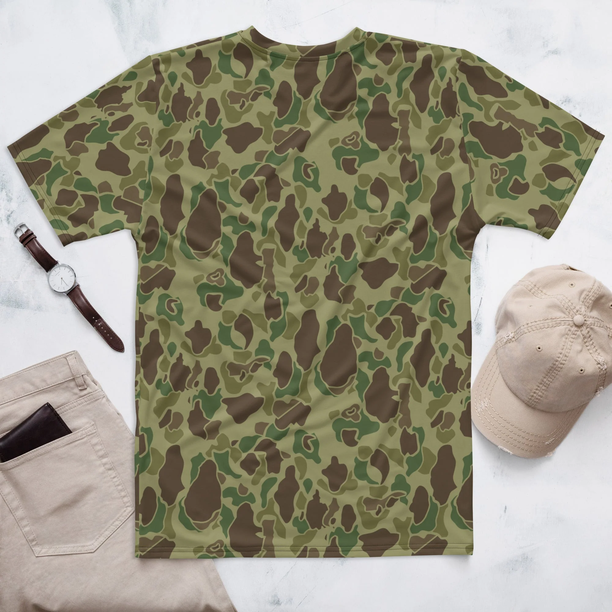 American Frog Skin Jungle CAMO Mens T-Shirt - Image 6