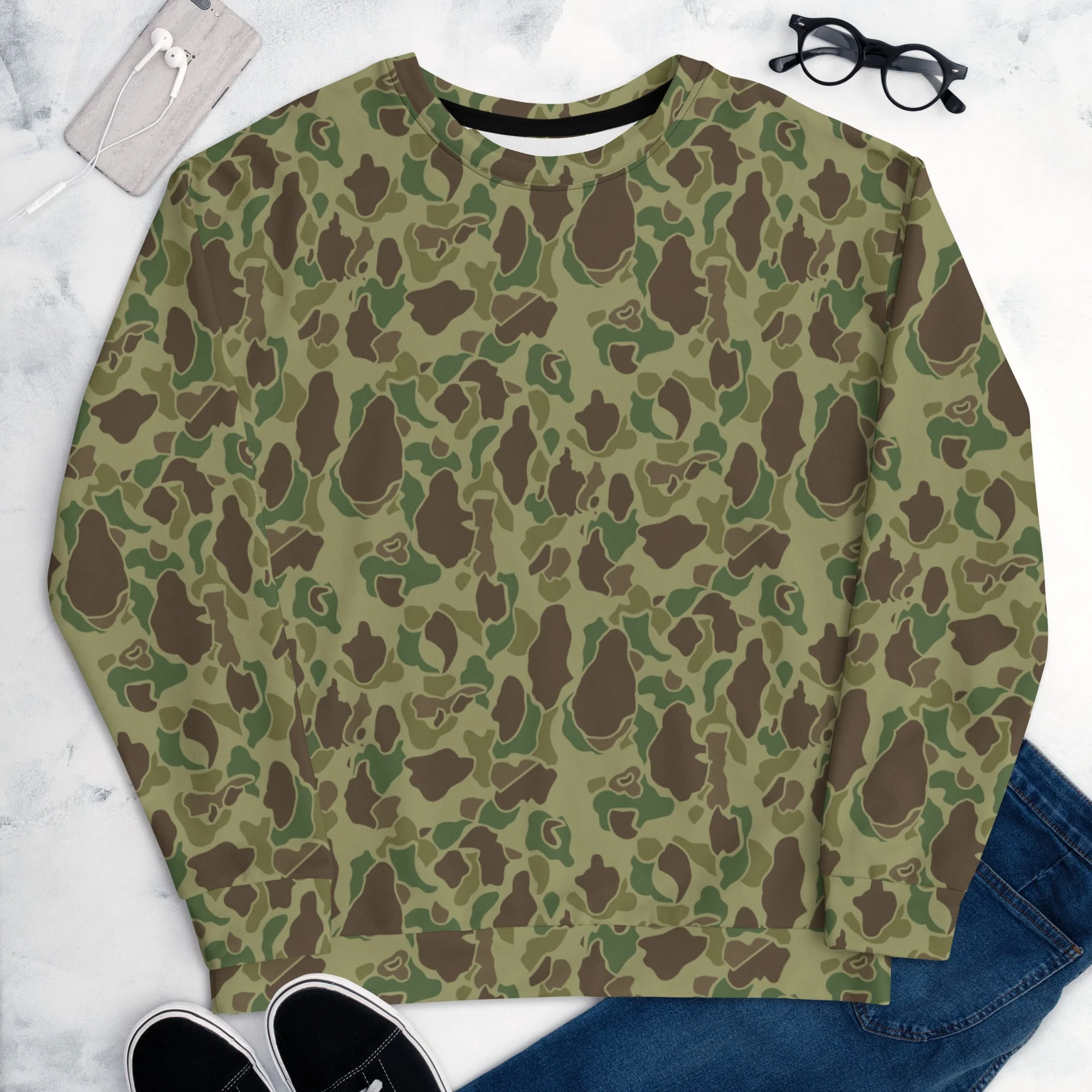 American Frog Skin Jungle CAMO Unisex Sweatshirt - Image 10