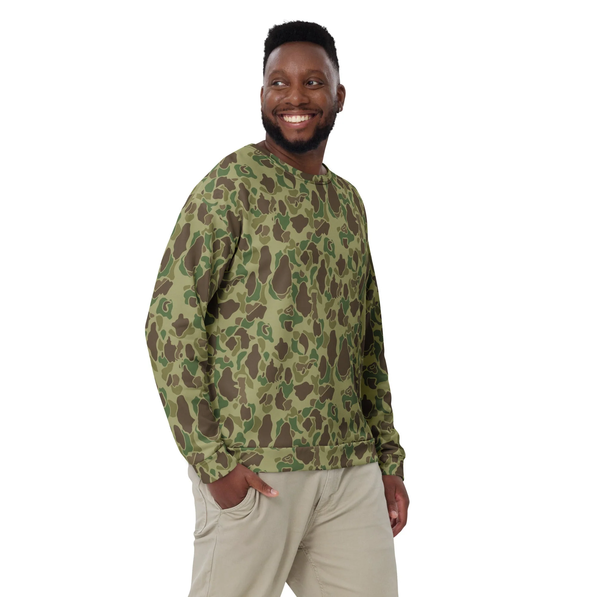 American Frog Skin Jungle CAMO Unisex Sweatshirt - Image 5