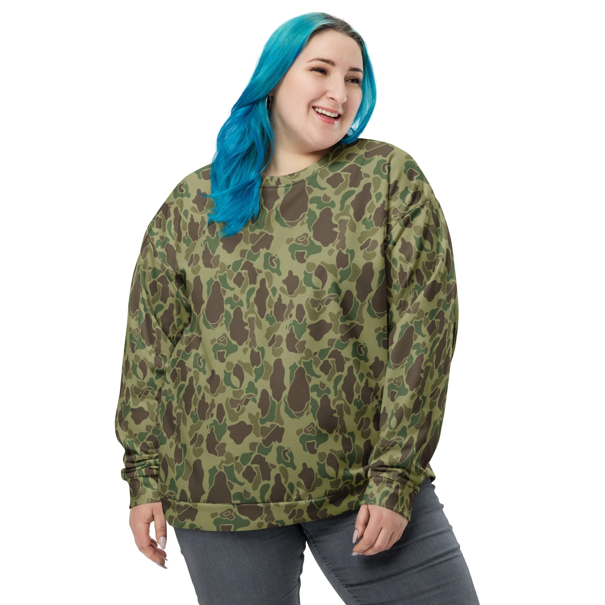 American Frog Skin Jungle CAMO Unisex Sweatshirt - Image 7