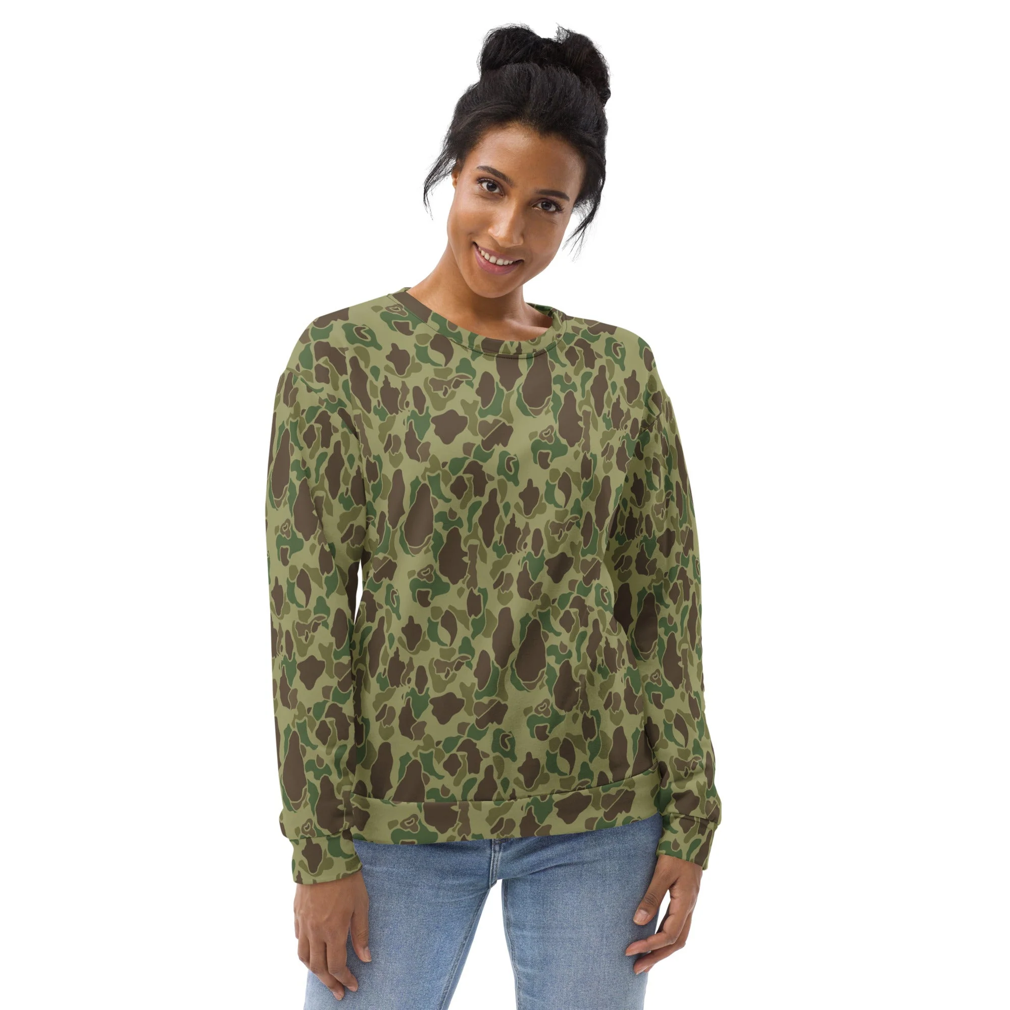American Frog Skin Jungle CAMO Unisex Sweatshirt - Image 8