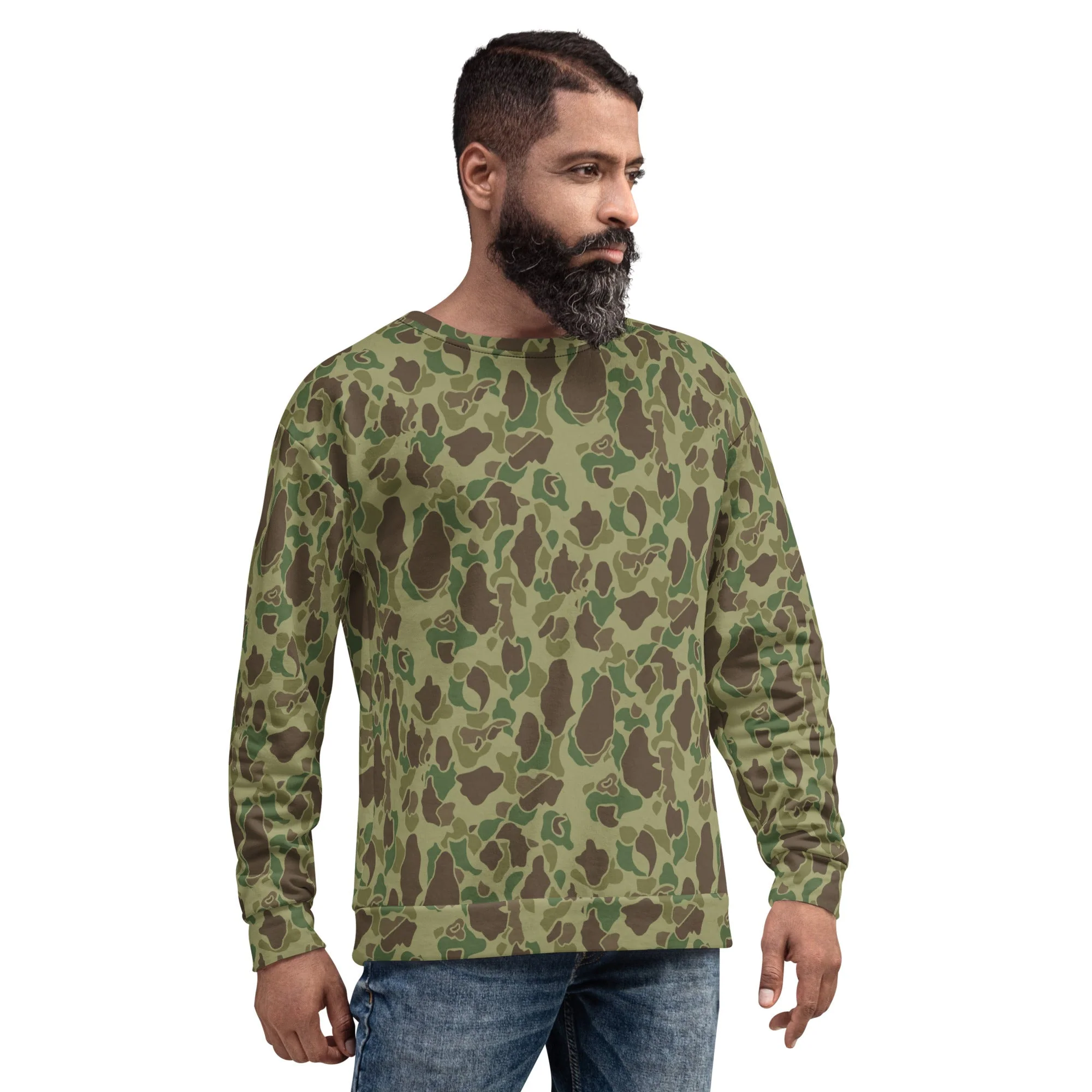 American Frog Skin Jungle CAMO Unisex Sweatshirt - Image 9