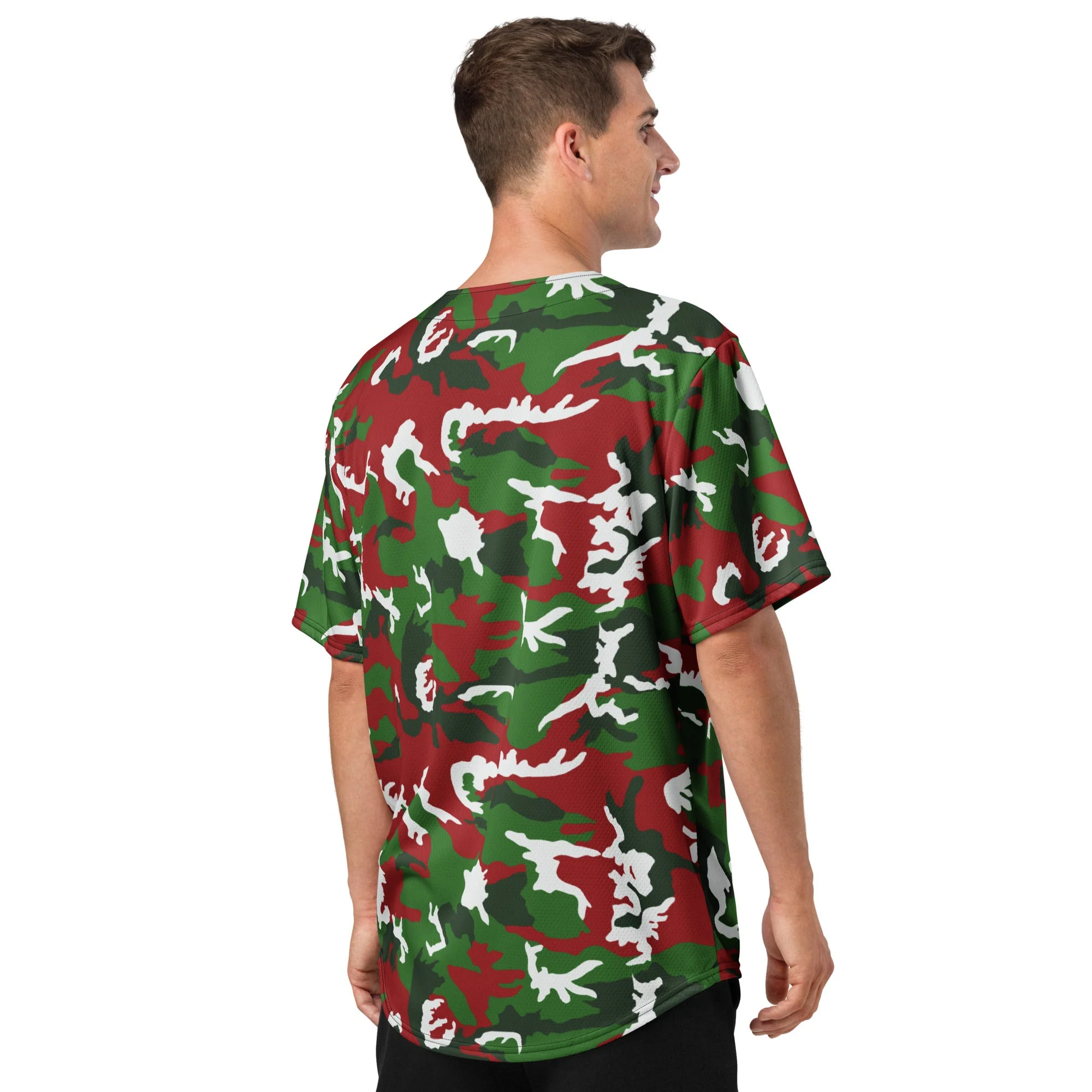 American M81 Christmas CAMO Unisex Baseball Jersey - Image 8