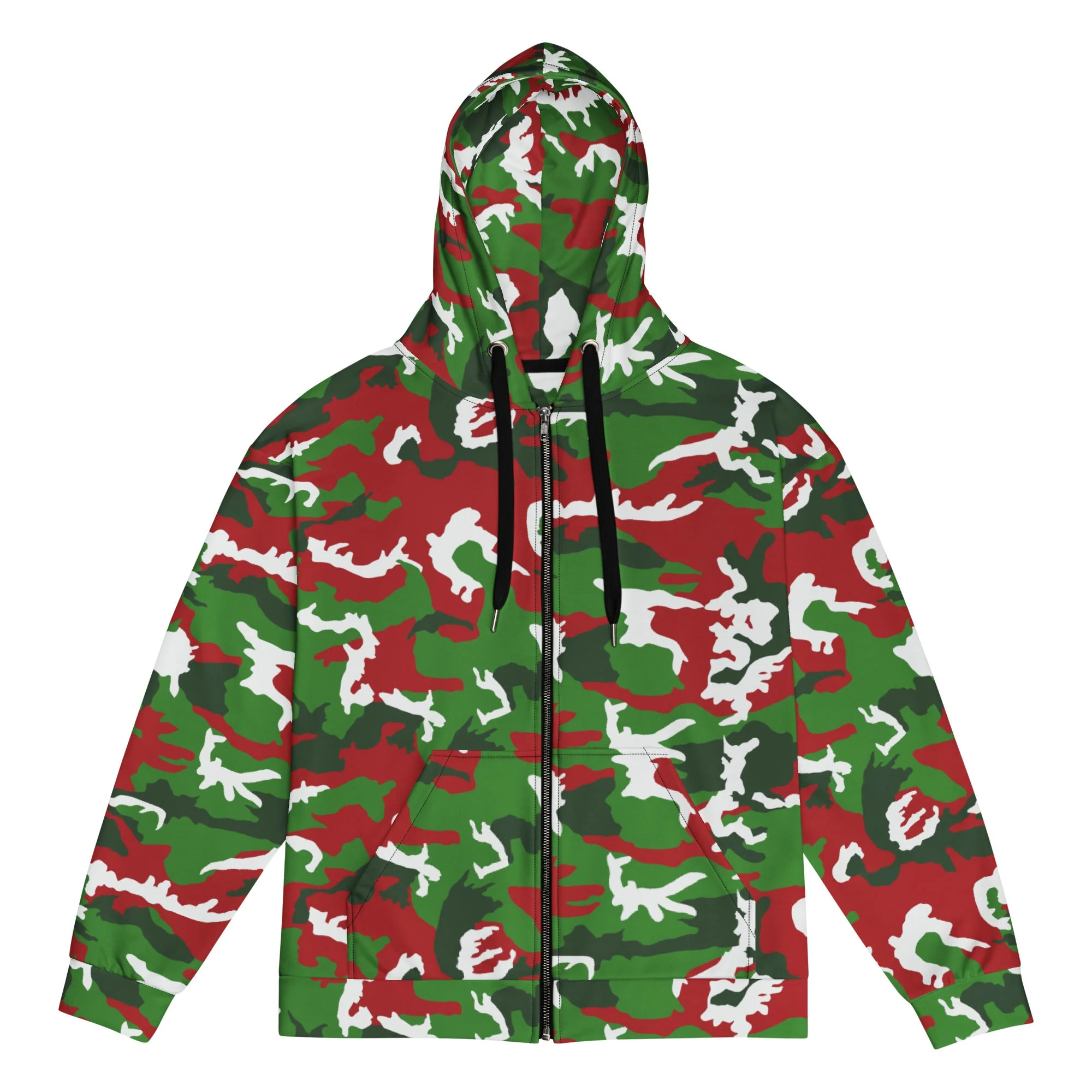 American M81 Christmas CAMO Unisex Zip Hoodie