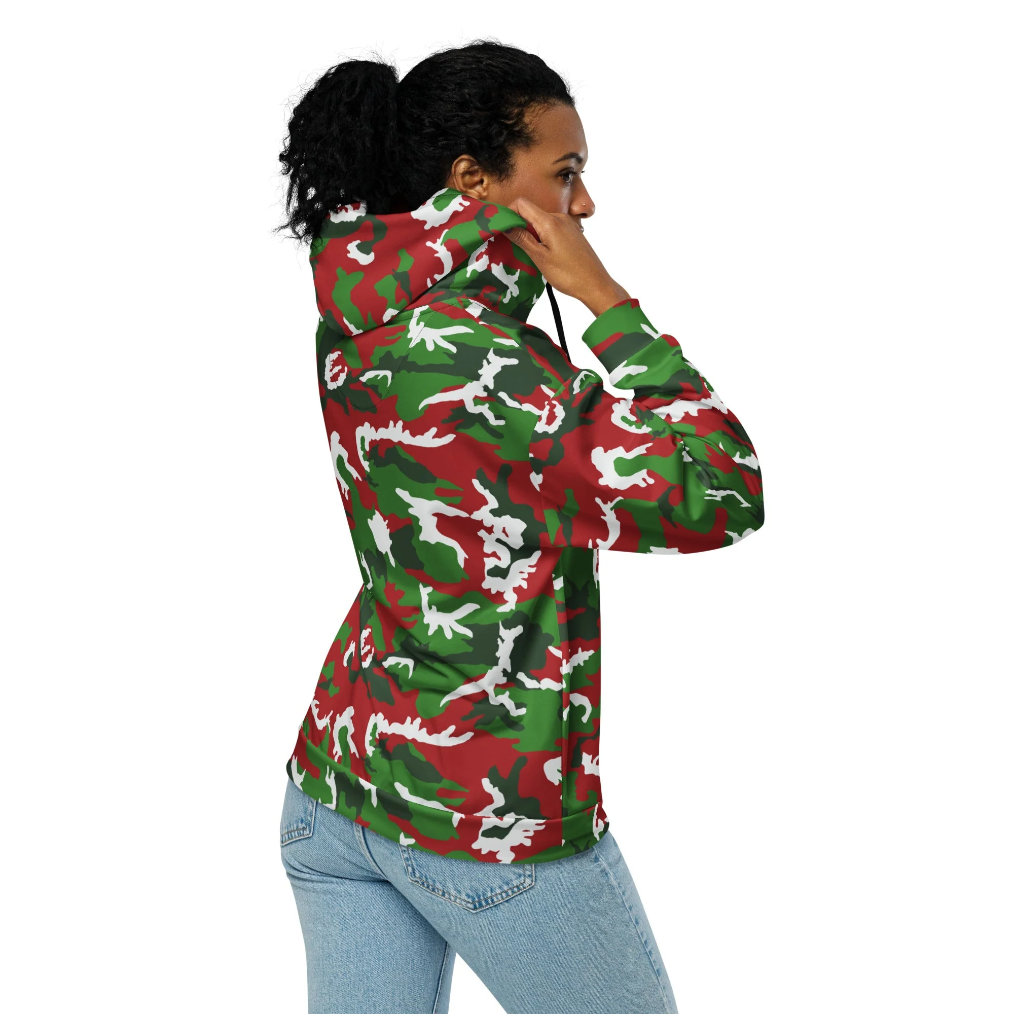 American M81 Christmas CAMO Unisex Zip Hoodie - Image 11