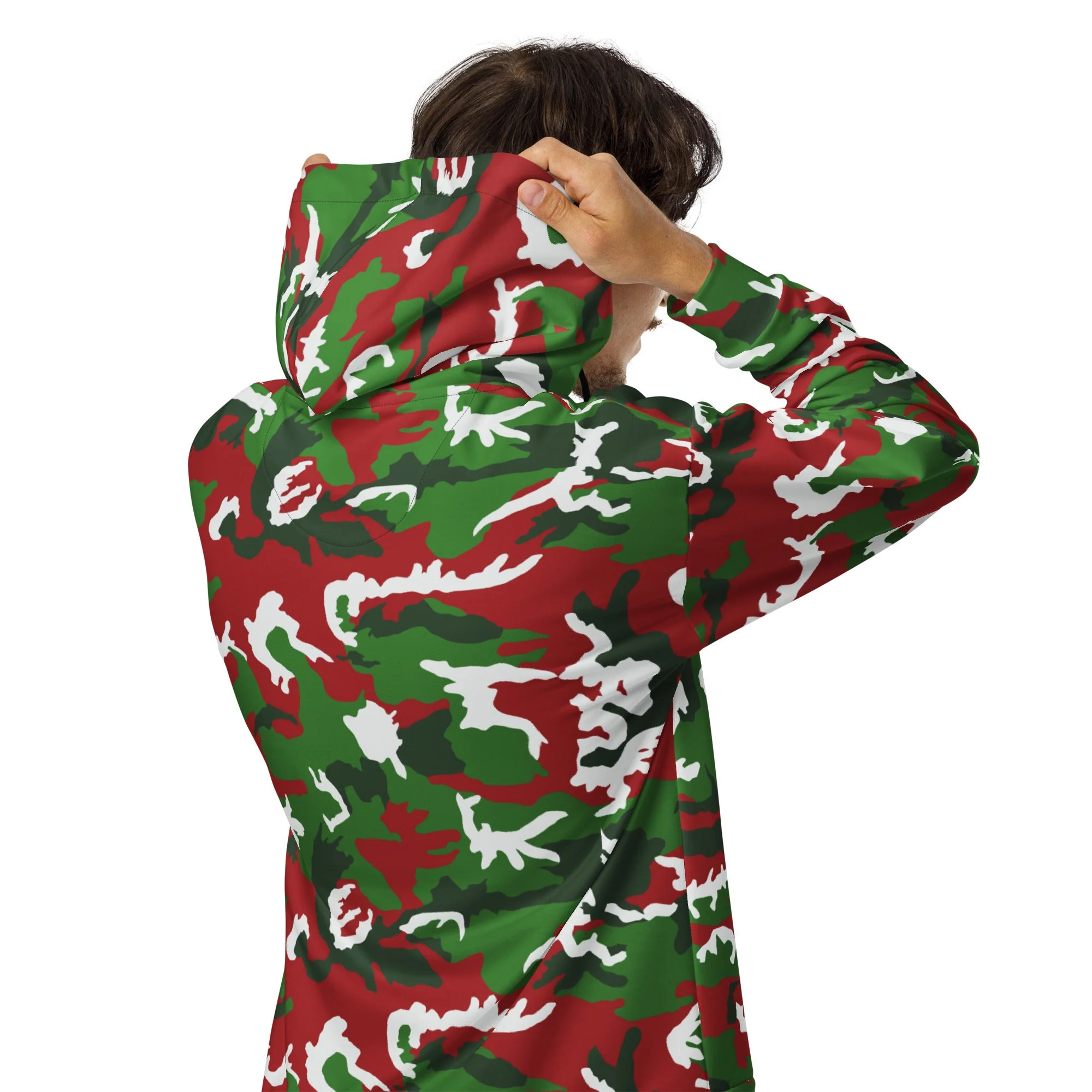 American M81 Christmas CAMO Unisex Zip Hoodie - Image 12