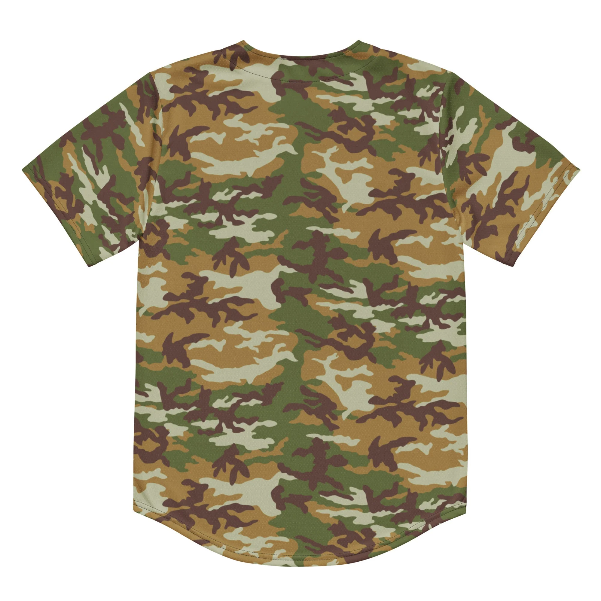 American M81 Olive Brush Woodland CAMO Unisex Baseball Jersey - Image 13