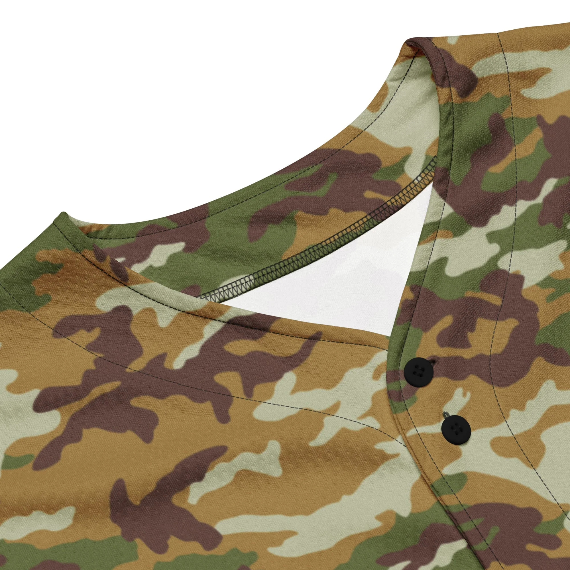 American M81 Olive Brush Woodland CAMO Unisex Baseball Jersey - Image 15