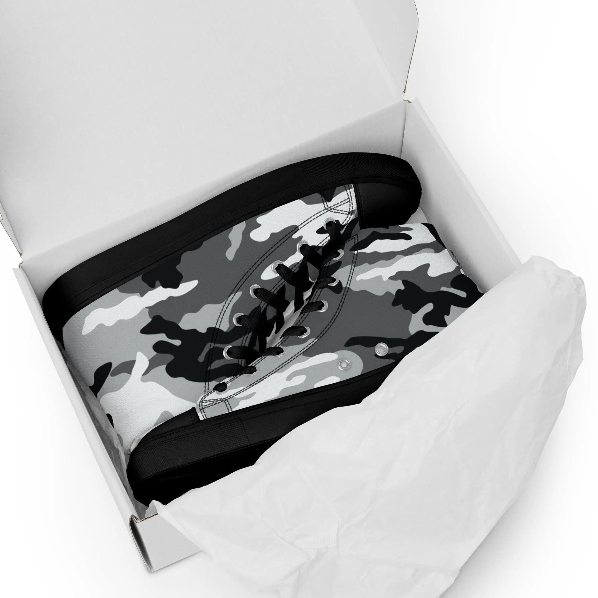 American M81 Urban City CAMO Mens High-Top Canvas Shoes - Image 2
