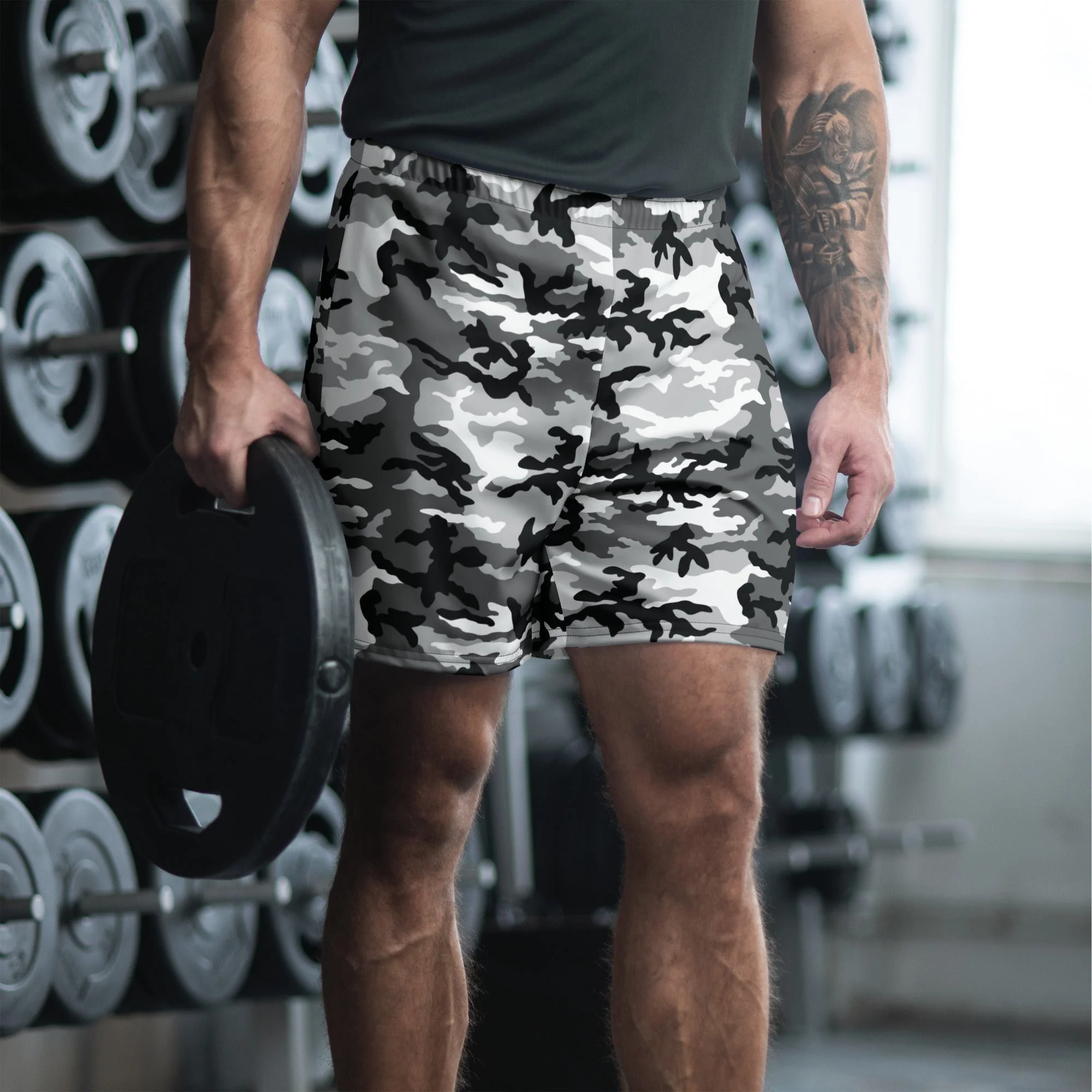 American M81 Urban City CAMO Unisex Athletic Long Shorts