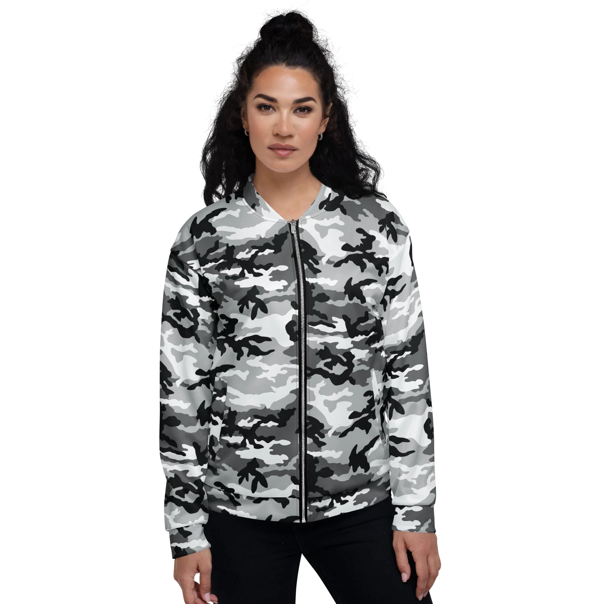 American M81 Urban City CAMO Unisex Bomber Jacket - Image 3