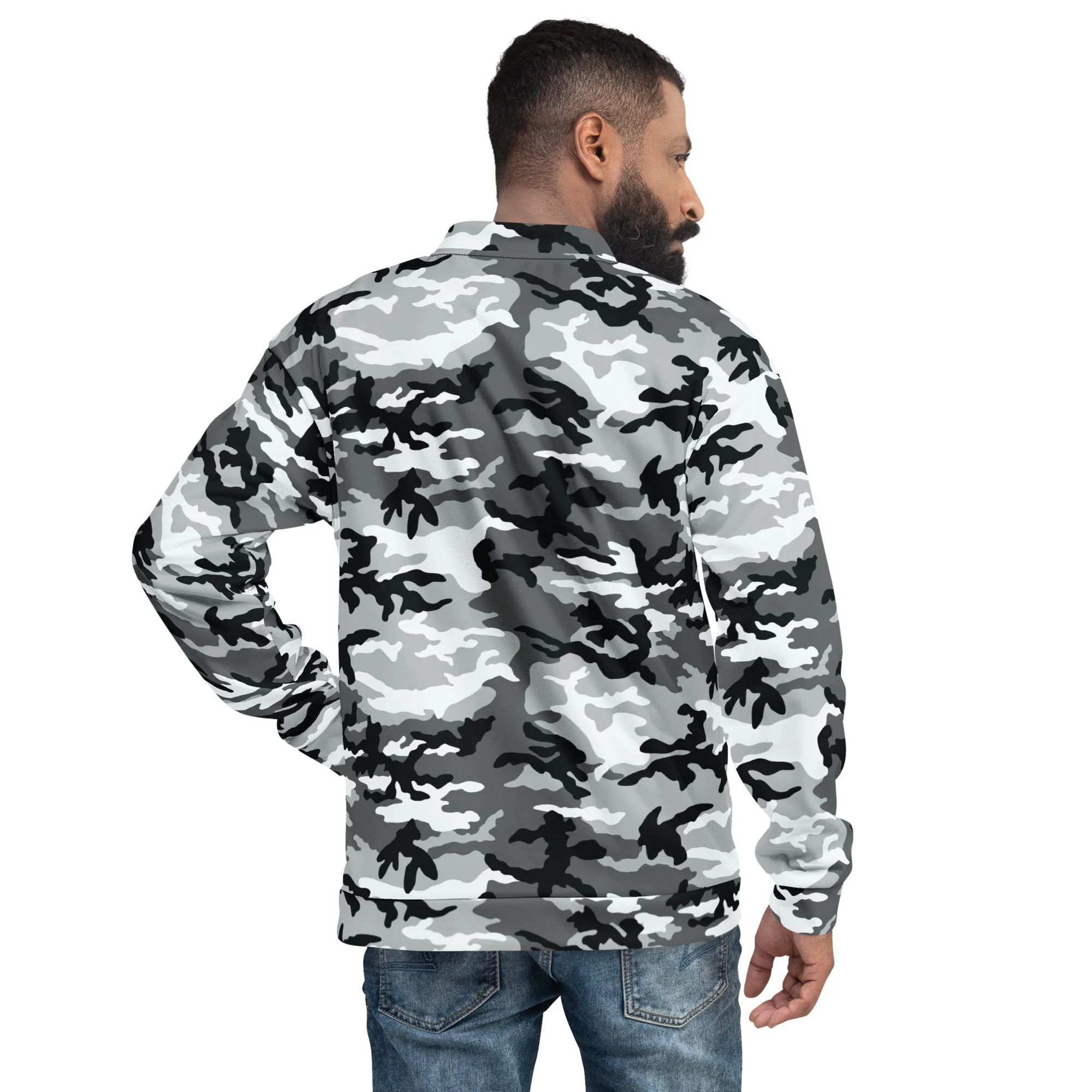 American M81 Urban City CAMO Unisex Bomber Jacket - Image 4