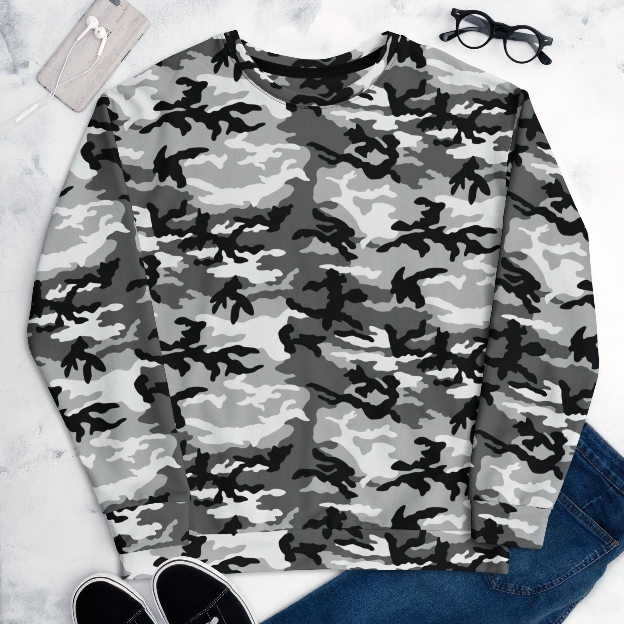 American M81 Urban City CAMO Unisex Sweatshirt - Image 10