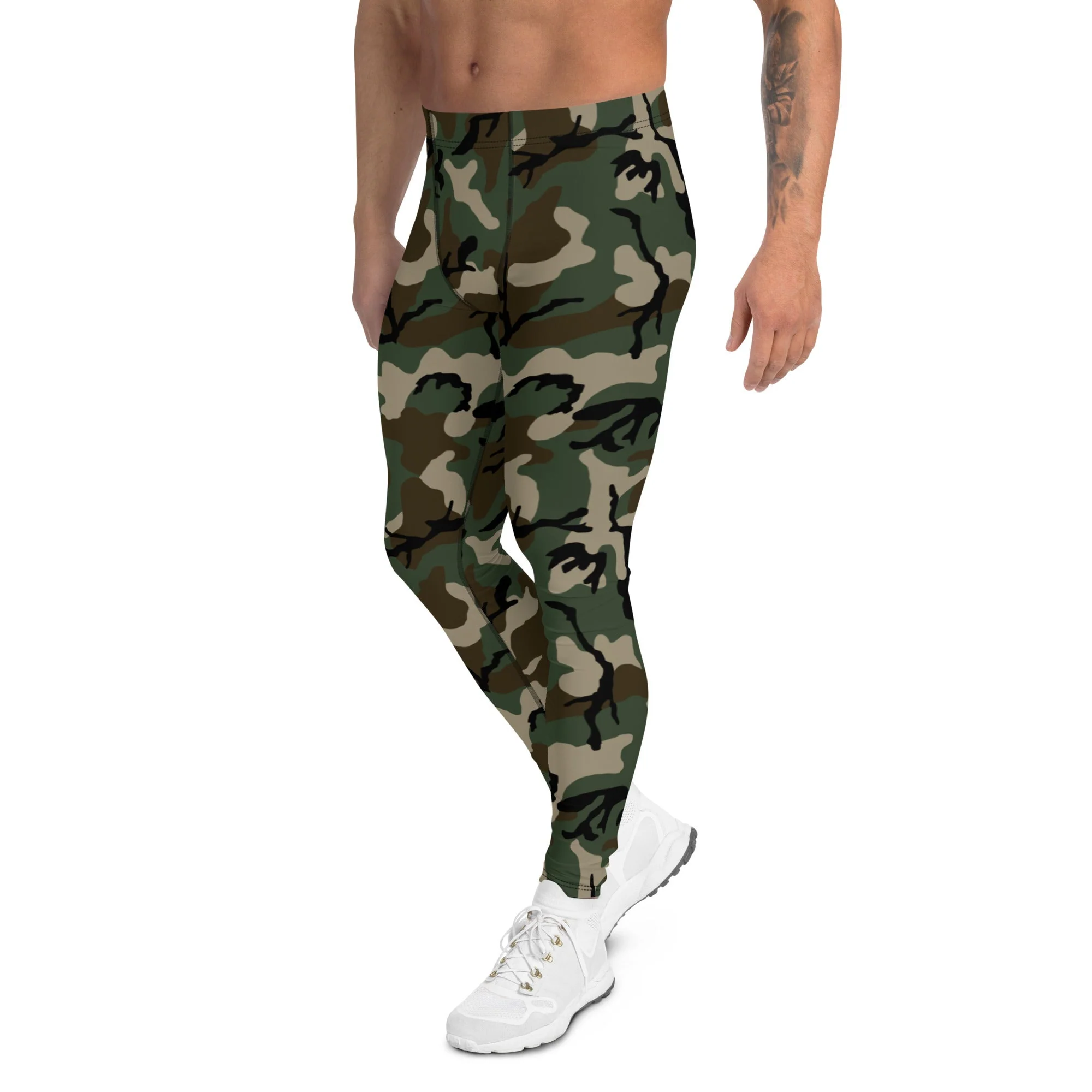 American M81 Woodland CAMO Mens Leggings - Image 4