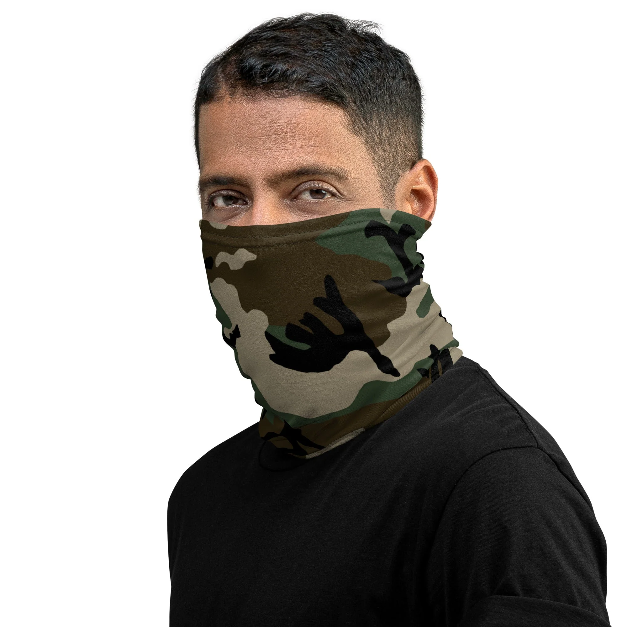 American M81 Woodland CAMO Neck Gaiter - Image 11